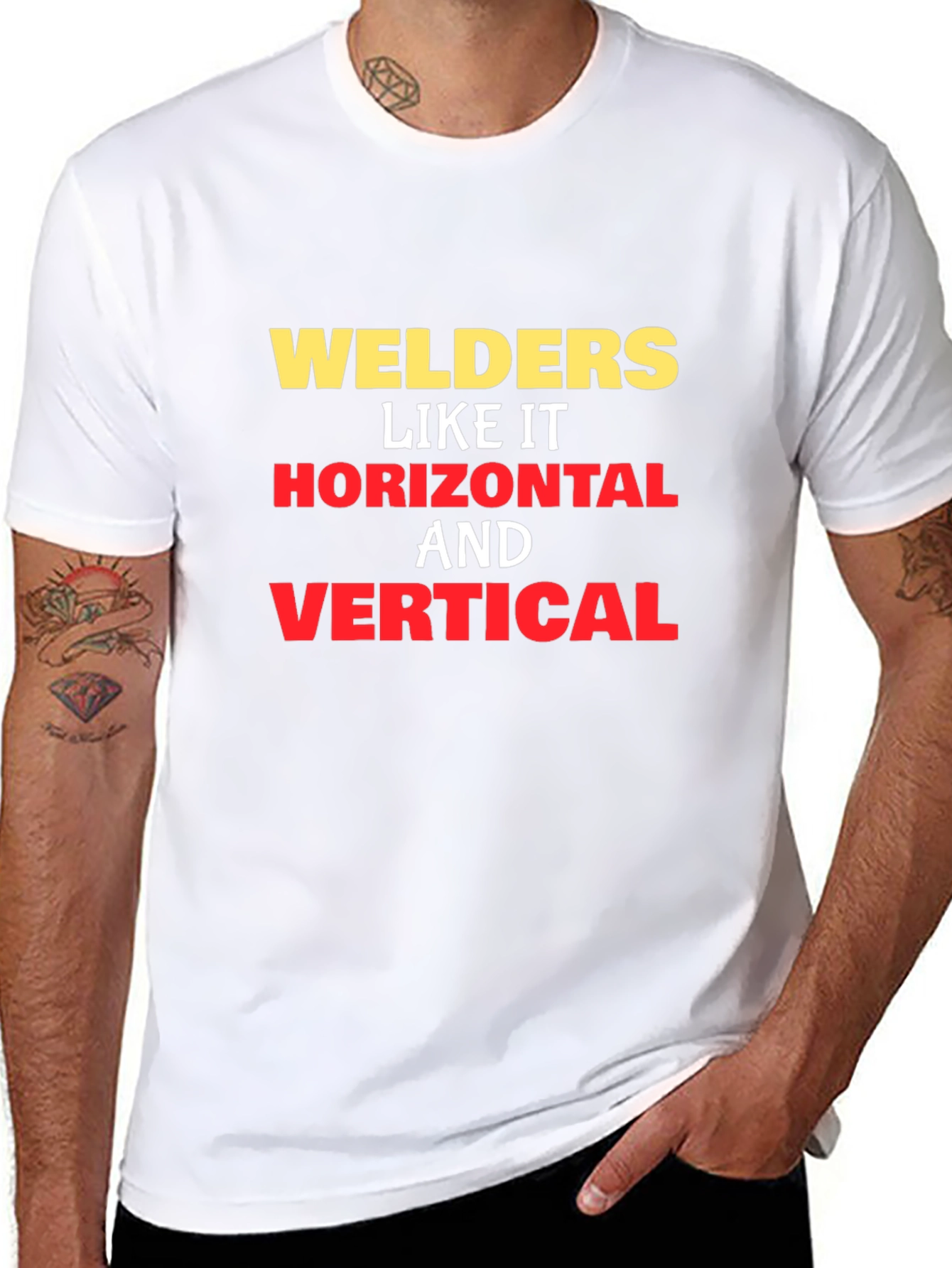 Welders Like It Horizontal and Vertical T-Shirt