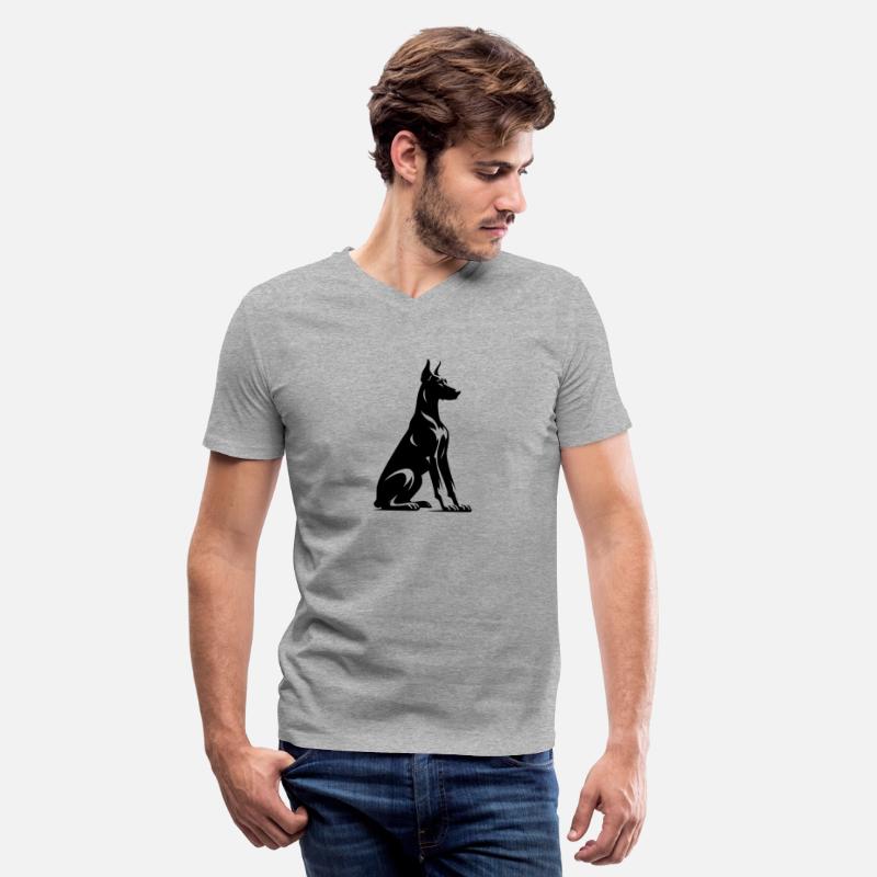 Plain Watchdog Doberman Dog Silhouette