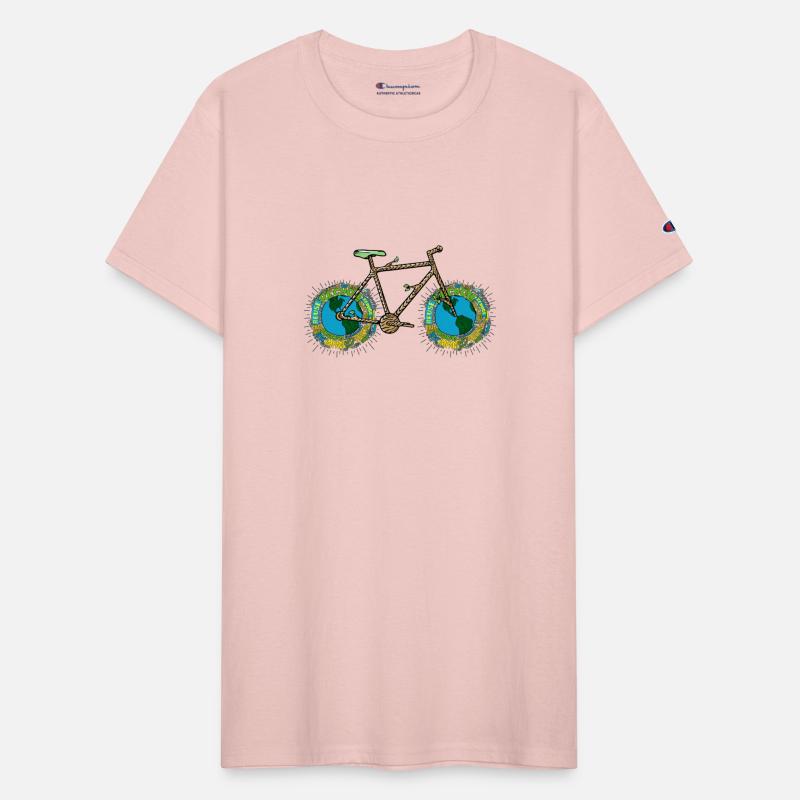 Planet Earth Bike, Cycling Pun, Bicycle Wheel Art