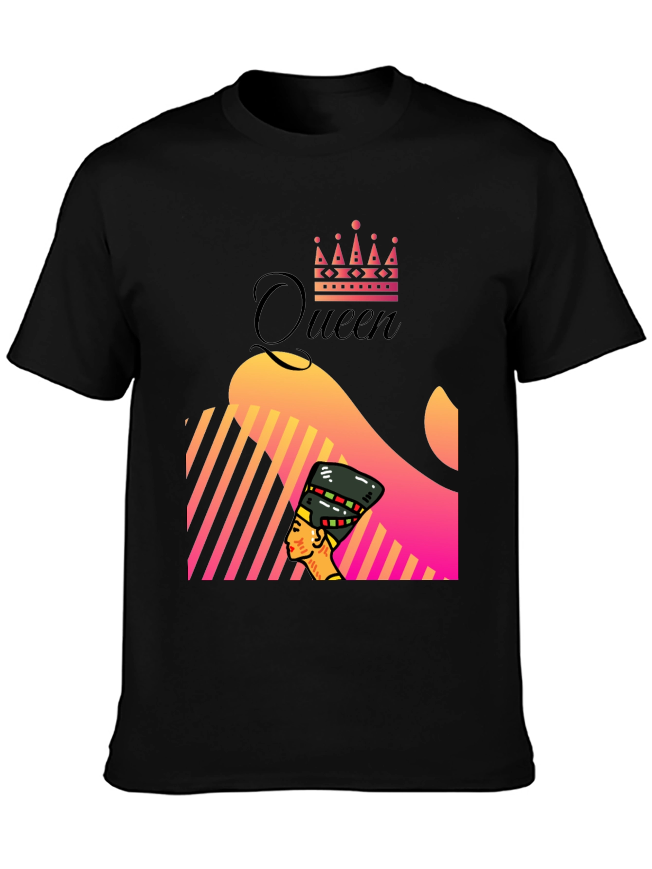 Queen Nefertiti Graphic Tee - Unique Design