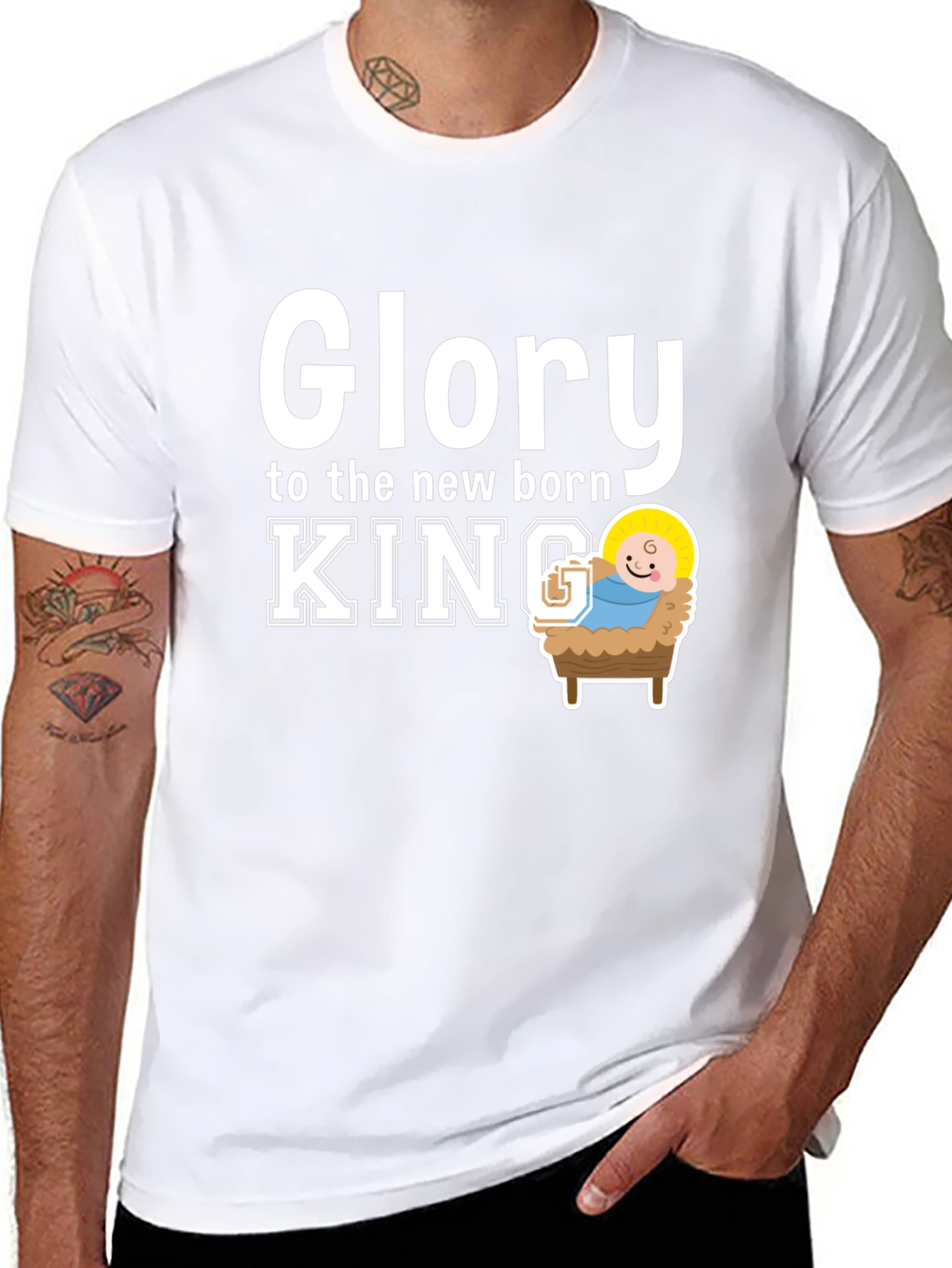 Glory to the Newborn King Graphic Tee