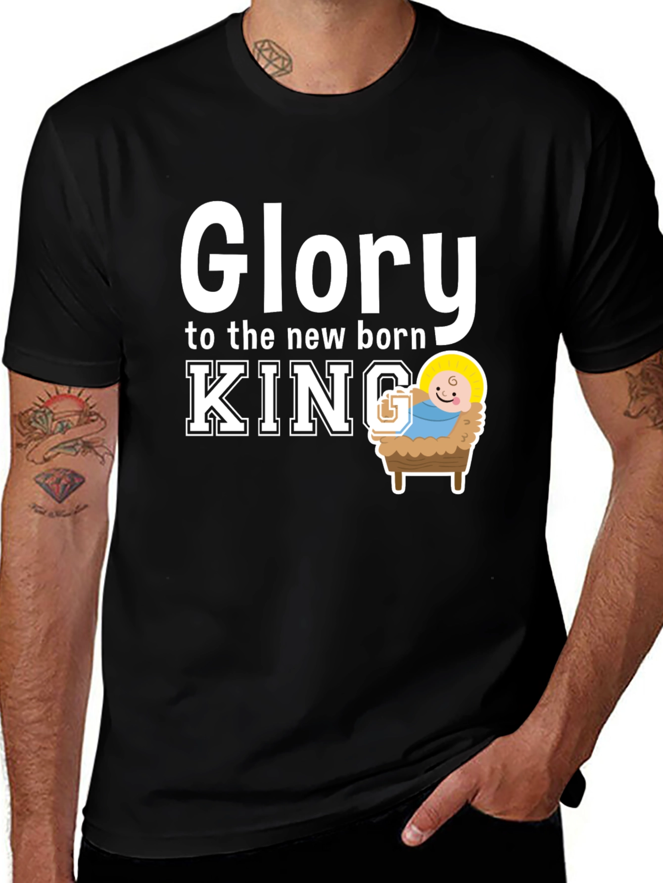 Glory to the Newborn King Graphic Tee