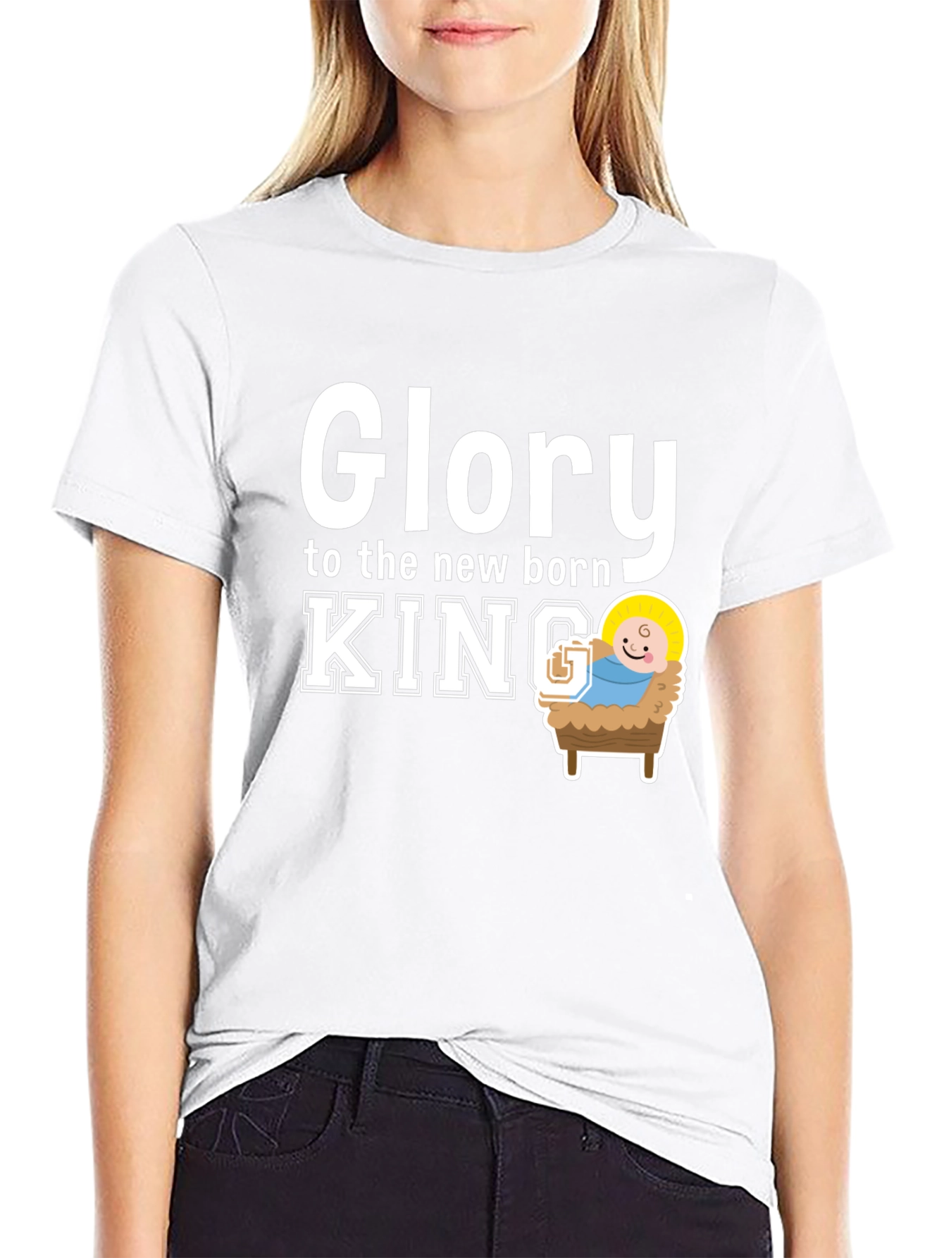 Glory to the Newborn King Graphic Tee