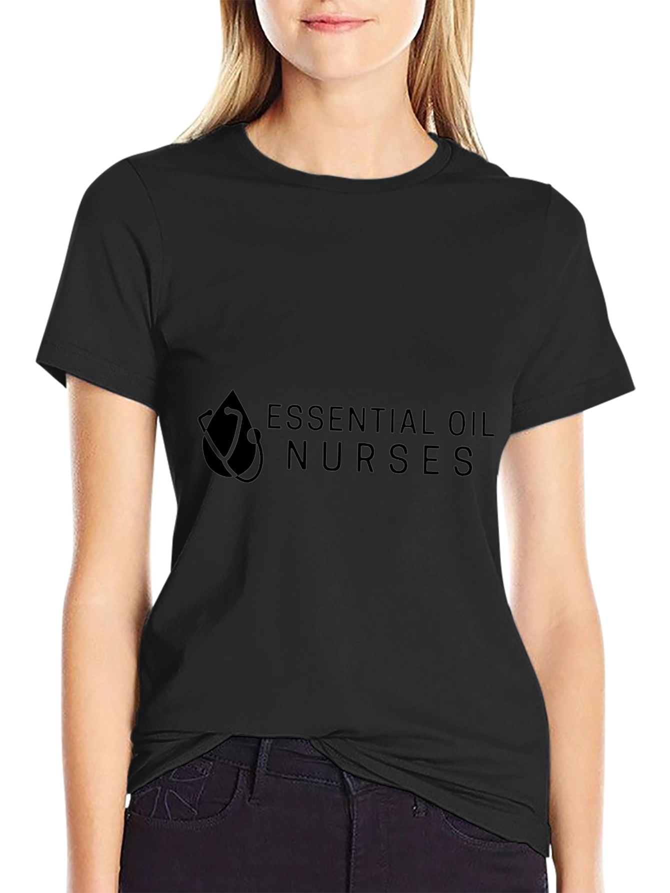 Essential Oil Nurses Black T-Shirt