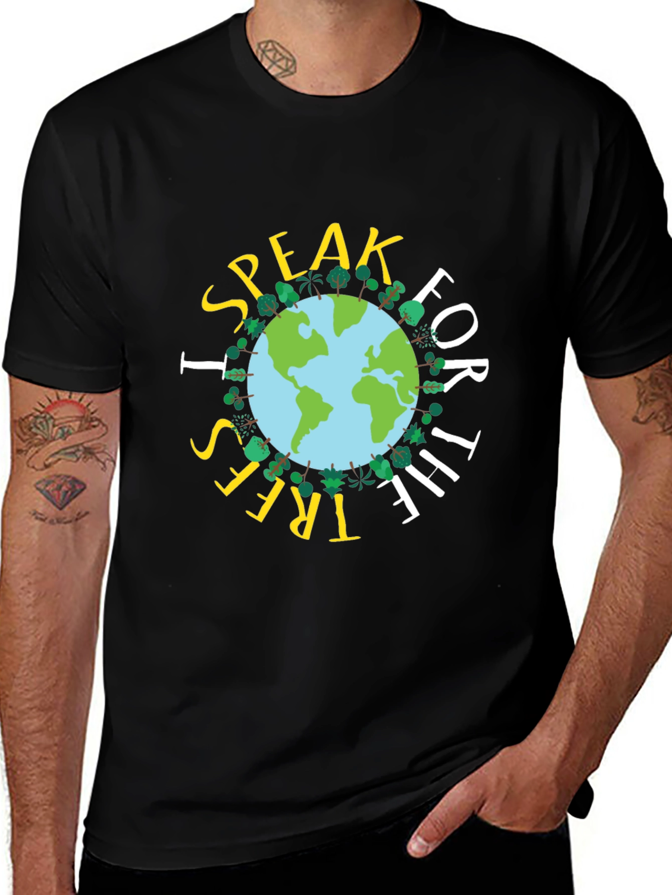 I Speak for the Trees Earth Graphic T-Shirt