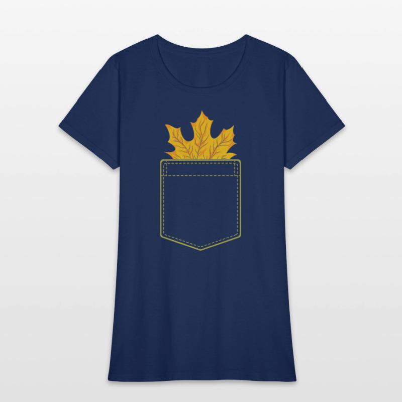 Pocket Autumn Leaf Thanksgiving Nature Botanical