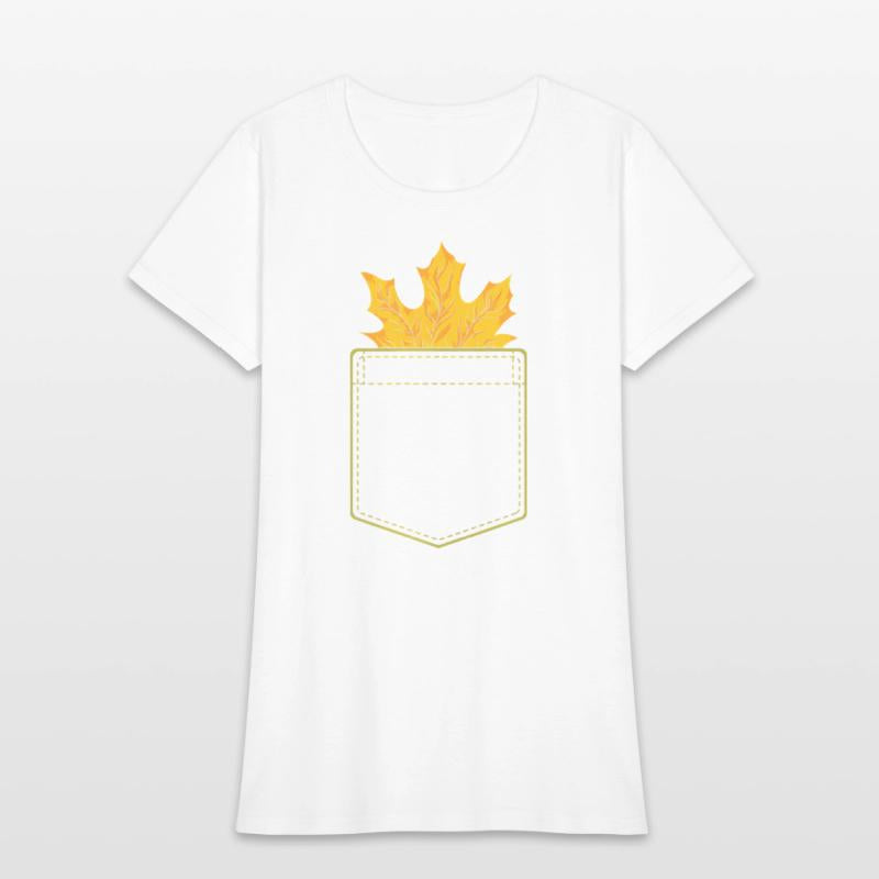 Pocket Autumn Leaf Thanksgiving Nature Botanical