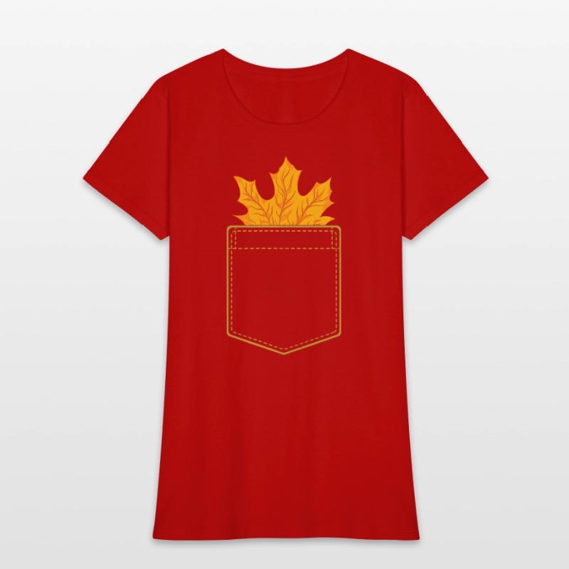 Pocket Autumn Leaf Thanksgiving Nature Botanical