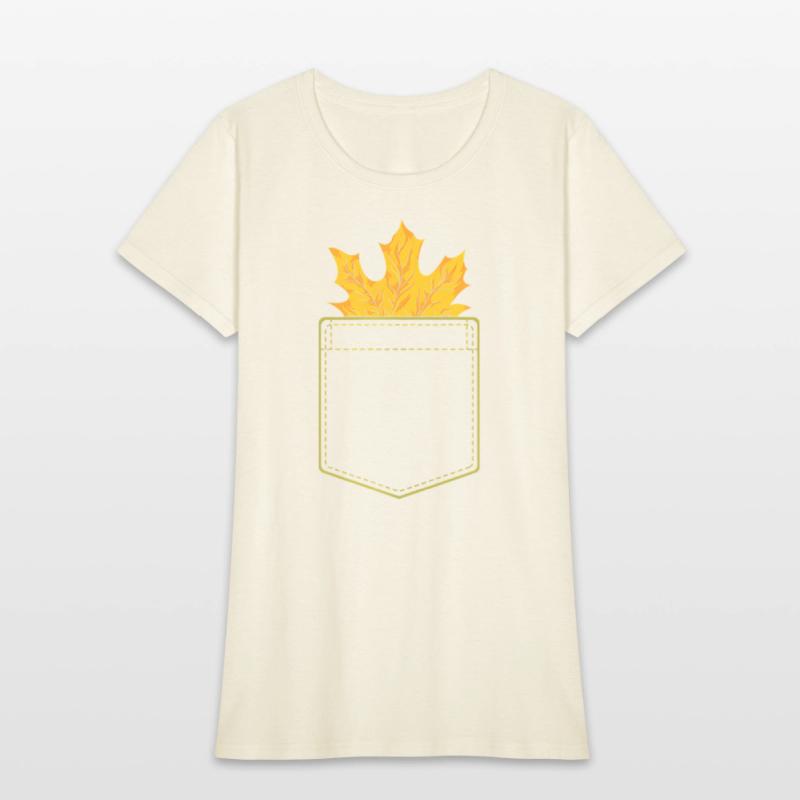 Pocket Autumn Leaf Thanksgiving Nature Botanical