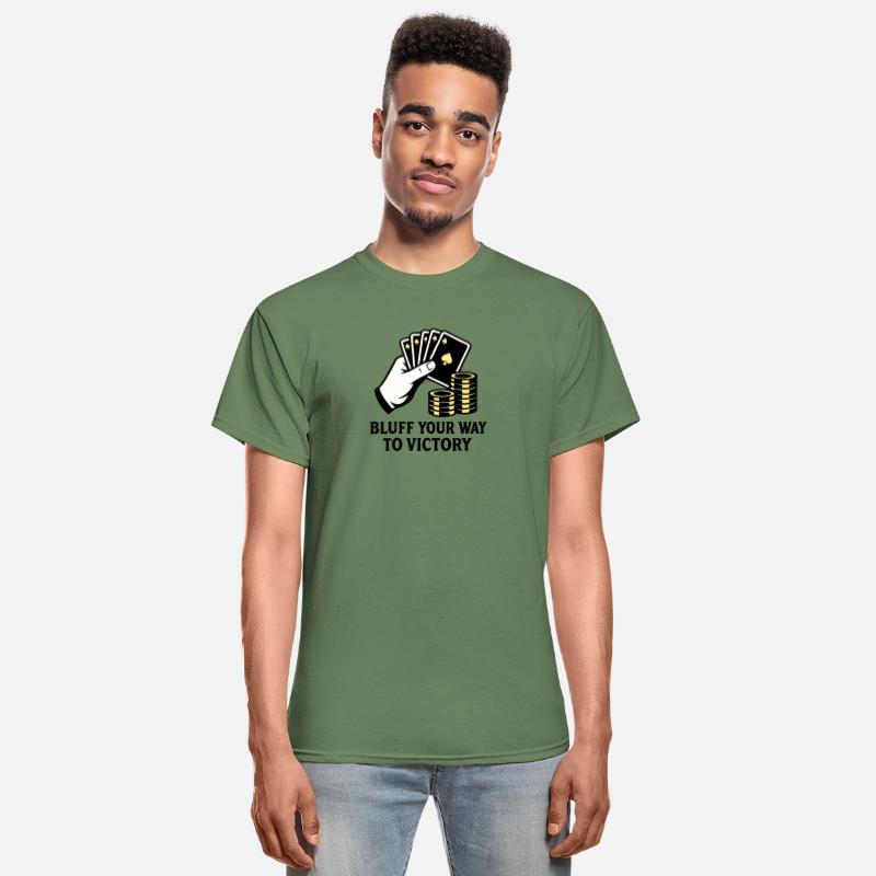 Poker Victory Bluff Casino Tee