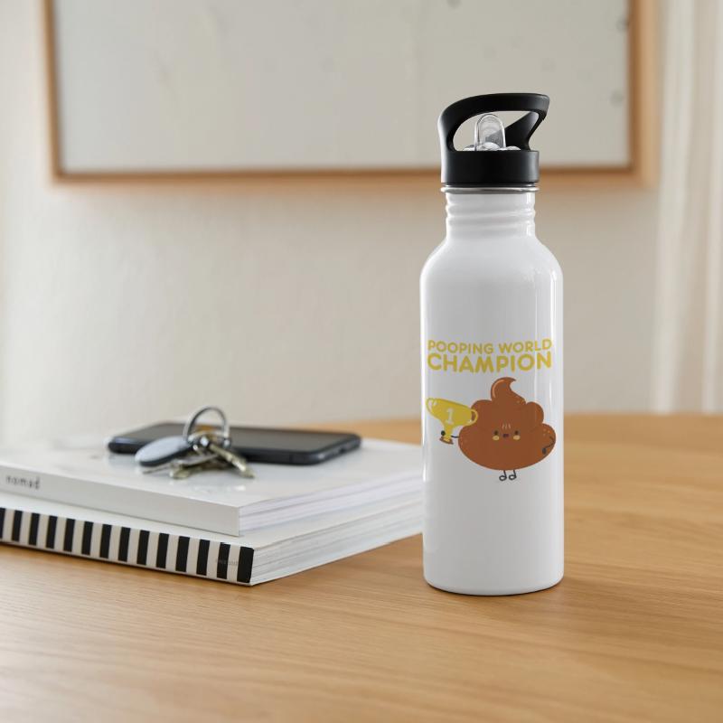 Pooping World Champion Number One Funny Toilet WC