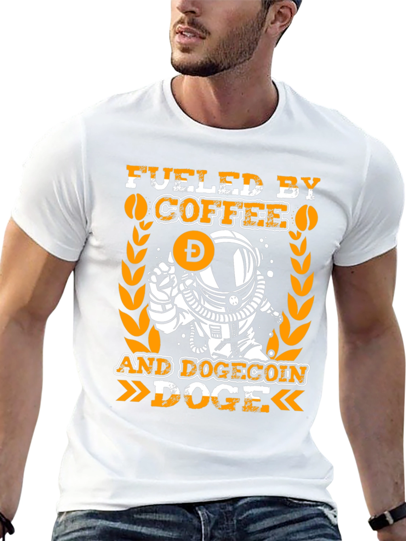 Fueled By Coffee and Dogecoin T-Shirt