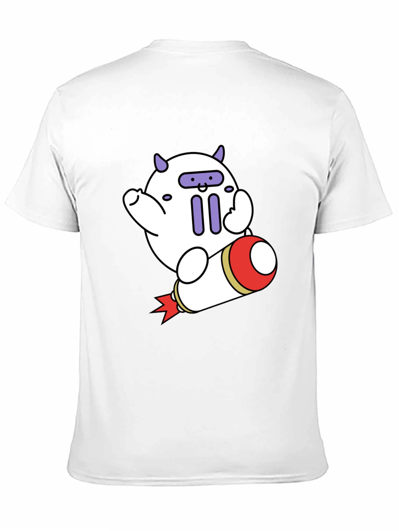 Cute Cartoon Rocket T-Shirt