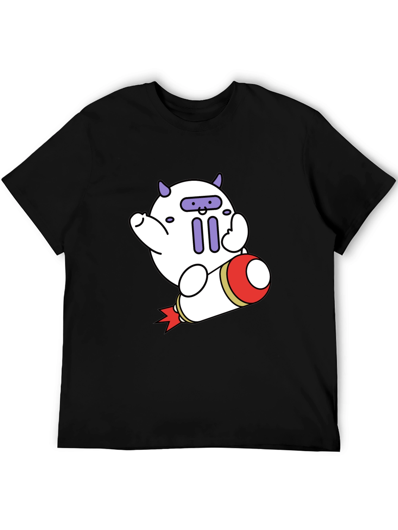 Cute Cartoon Rocket T-Shirt