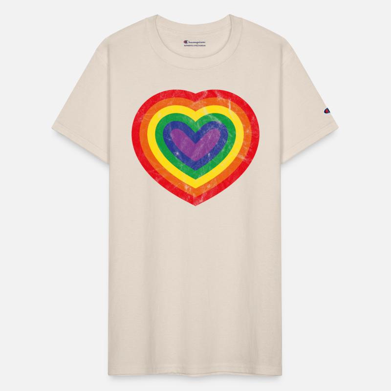 Pride Concentric Vintage Heart