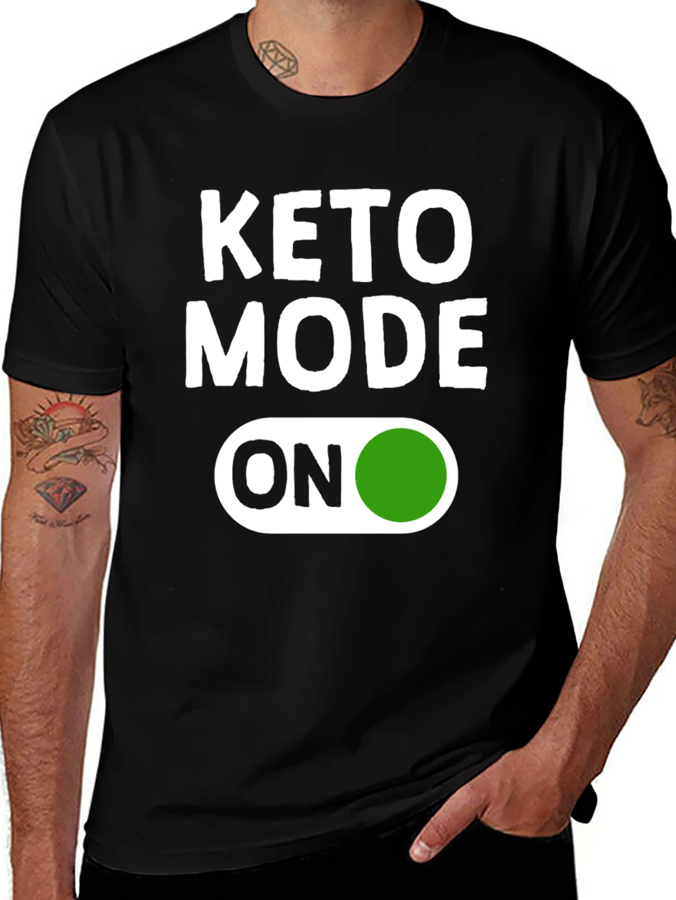 Keto Mode ON T-Shirt - Trendy Graphic Tee