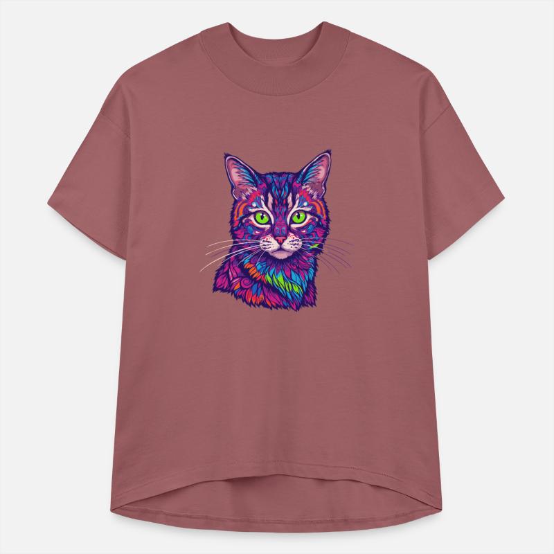 psychedelic cat illustration
