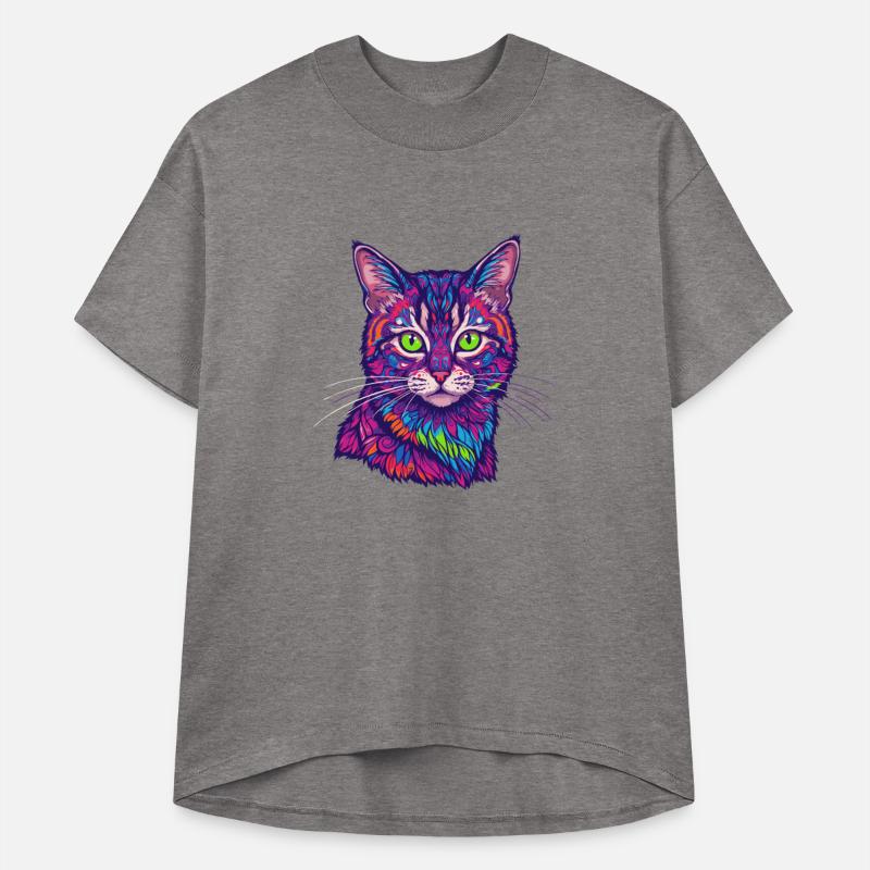 psychedelic cat illustration