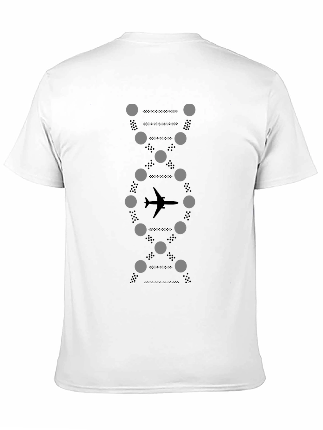 Airplane DNA Graphic Tee - Aviation Inspired T-Shirt