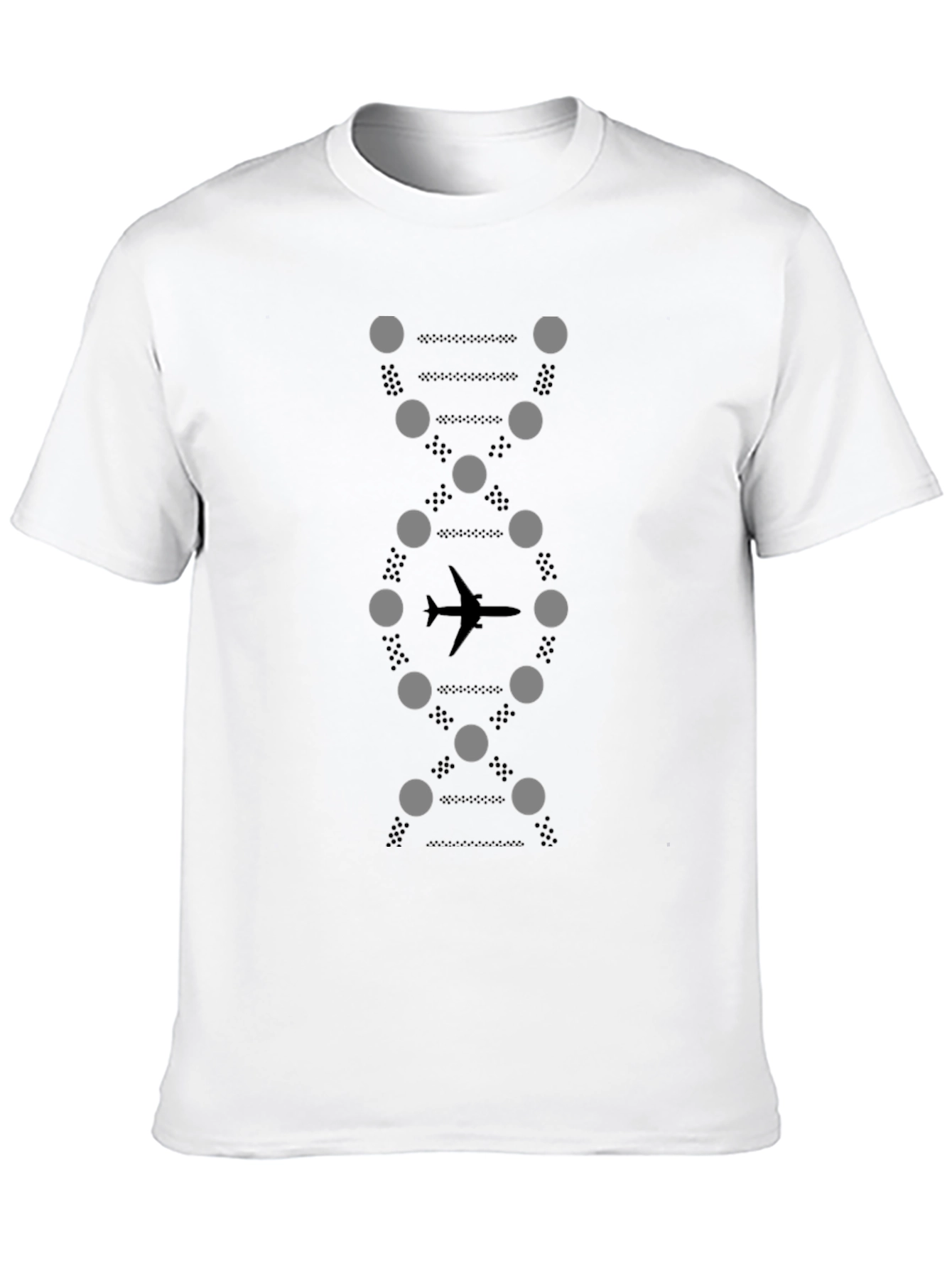 Airplane DNA Graphic Tee - Aviation Inspired T-Shirt
