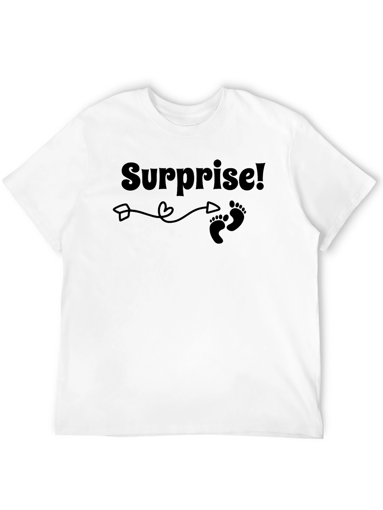 Surprise! Baby Announcement Graphic Tee