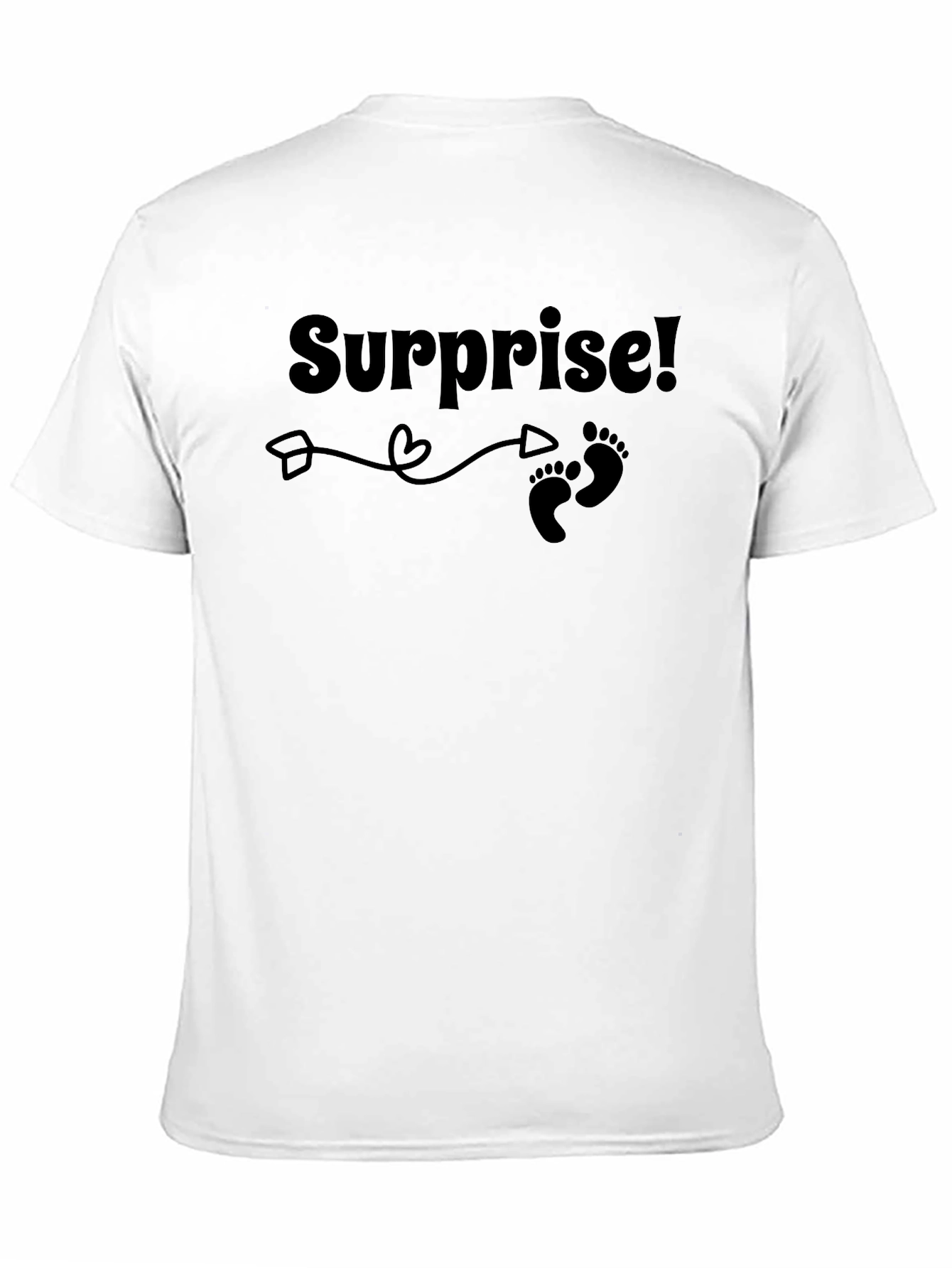 Surprise! Baby Announcement Graphic Tee