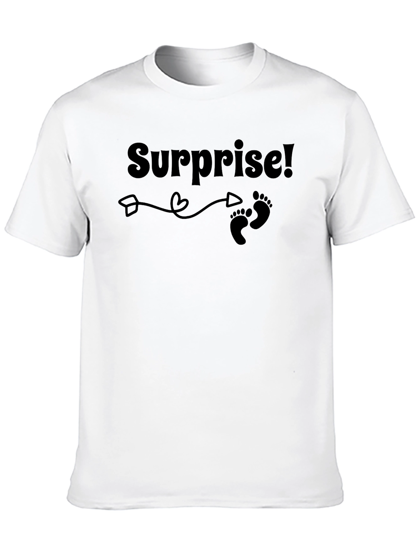Surprise! Baby Announcement Graphic Tee