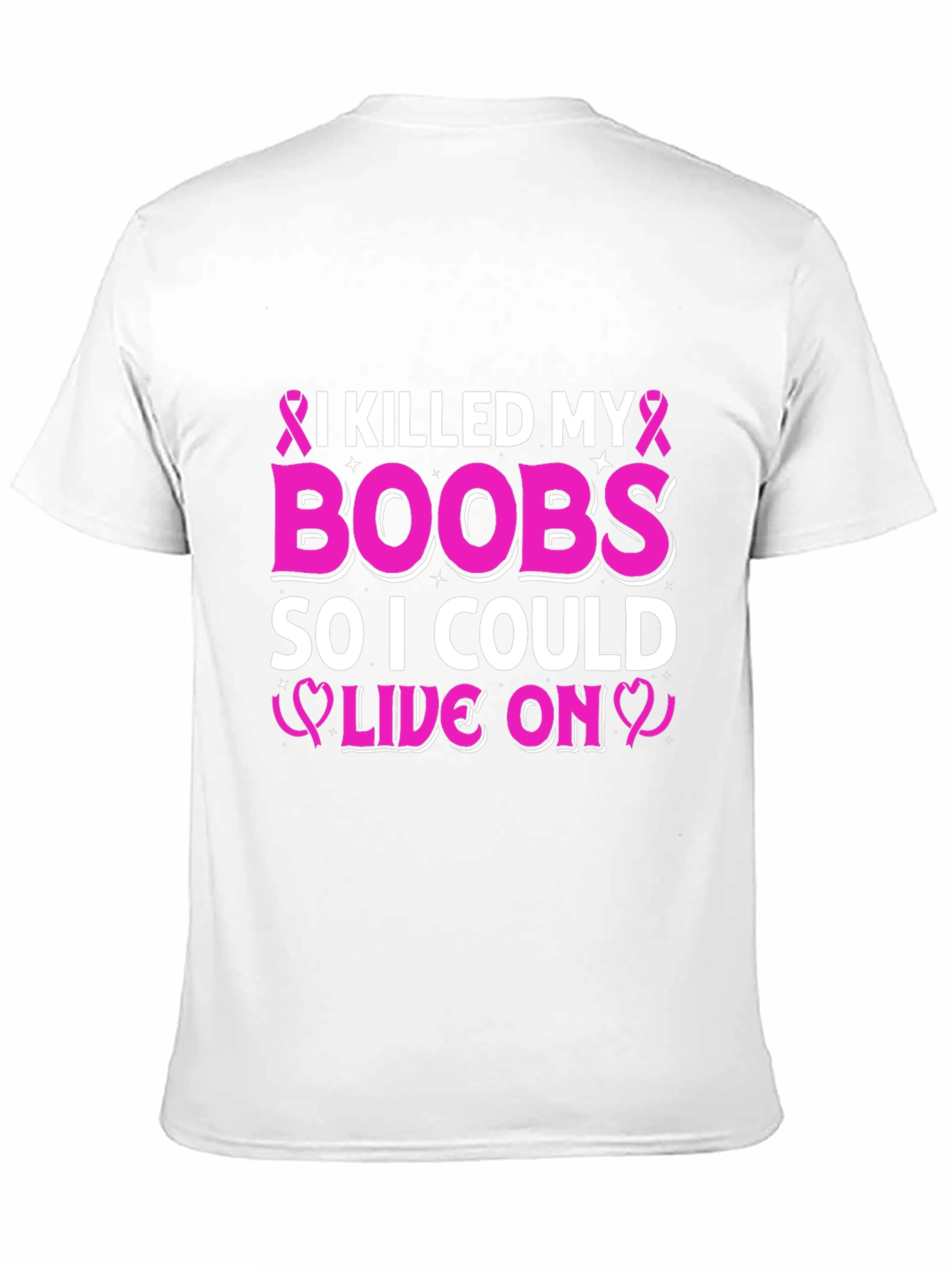 I Killed My Boobs Breast Cancer Awareness T-Shirt