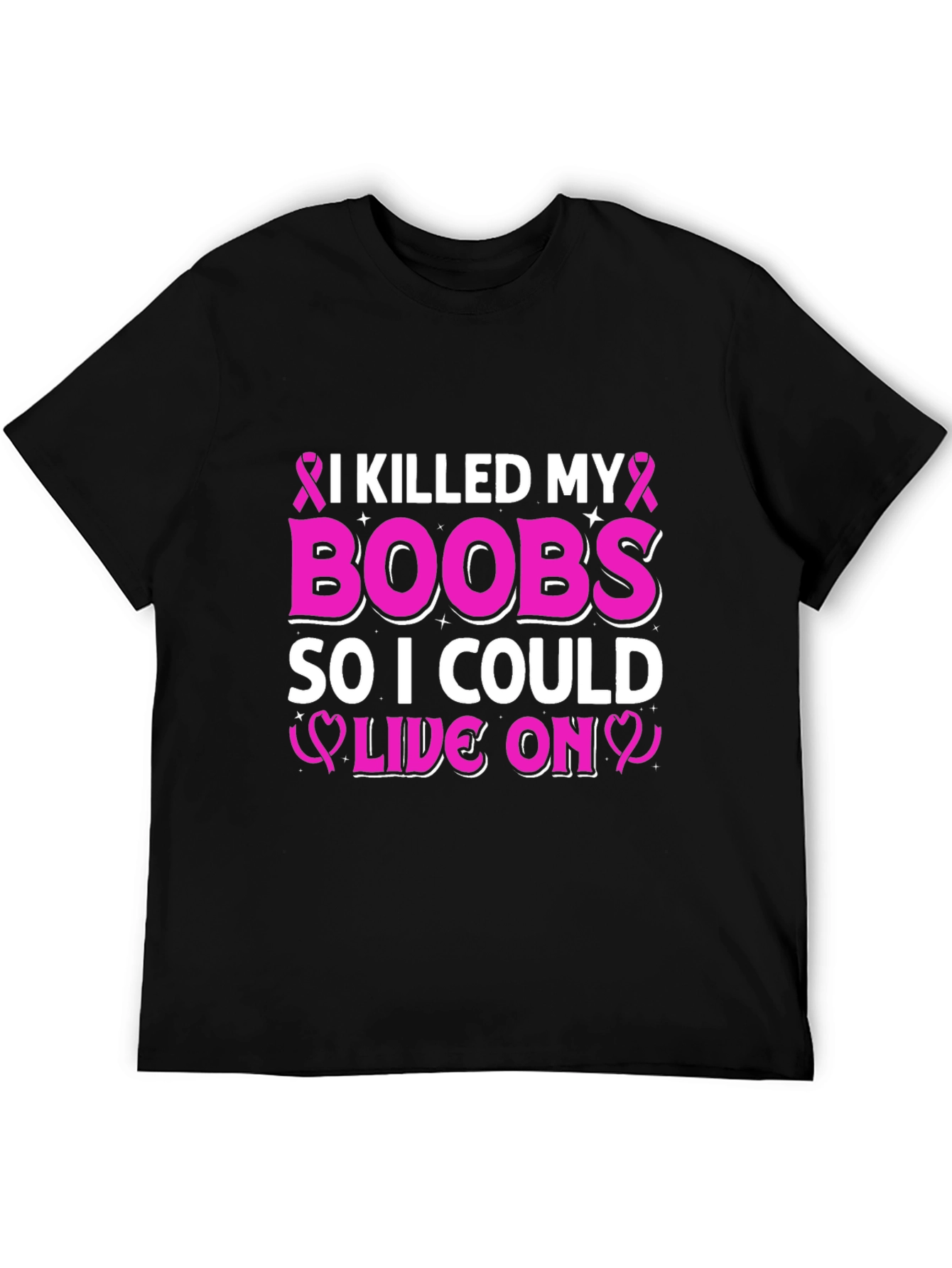 I Killed My Boobs Breast Cancer Awareness T-Shirt