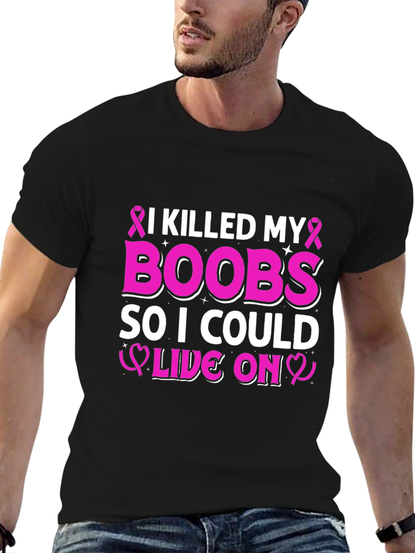 I Killed My Boobs Breast Cancer Awareness T-Shirt