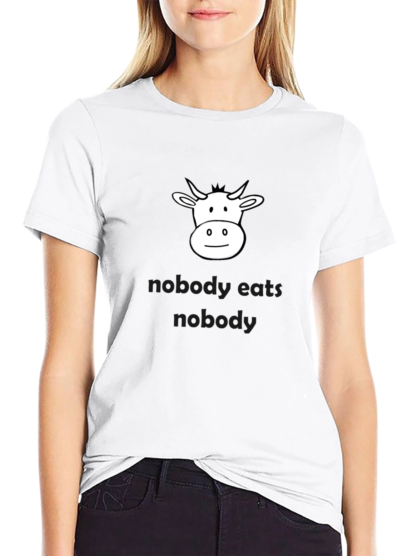 Nobody Eats Nobody Black T-Shirt