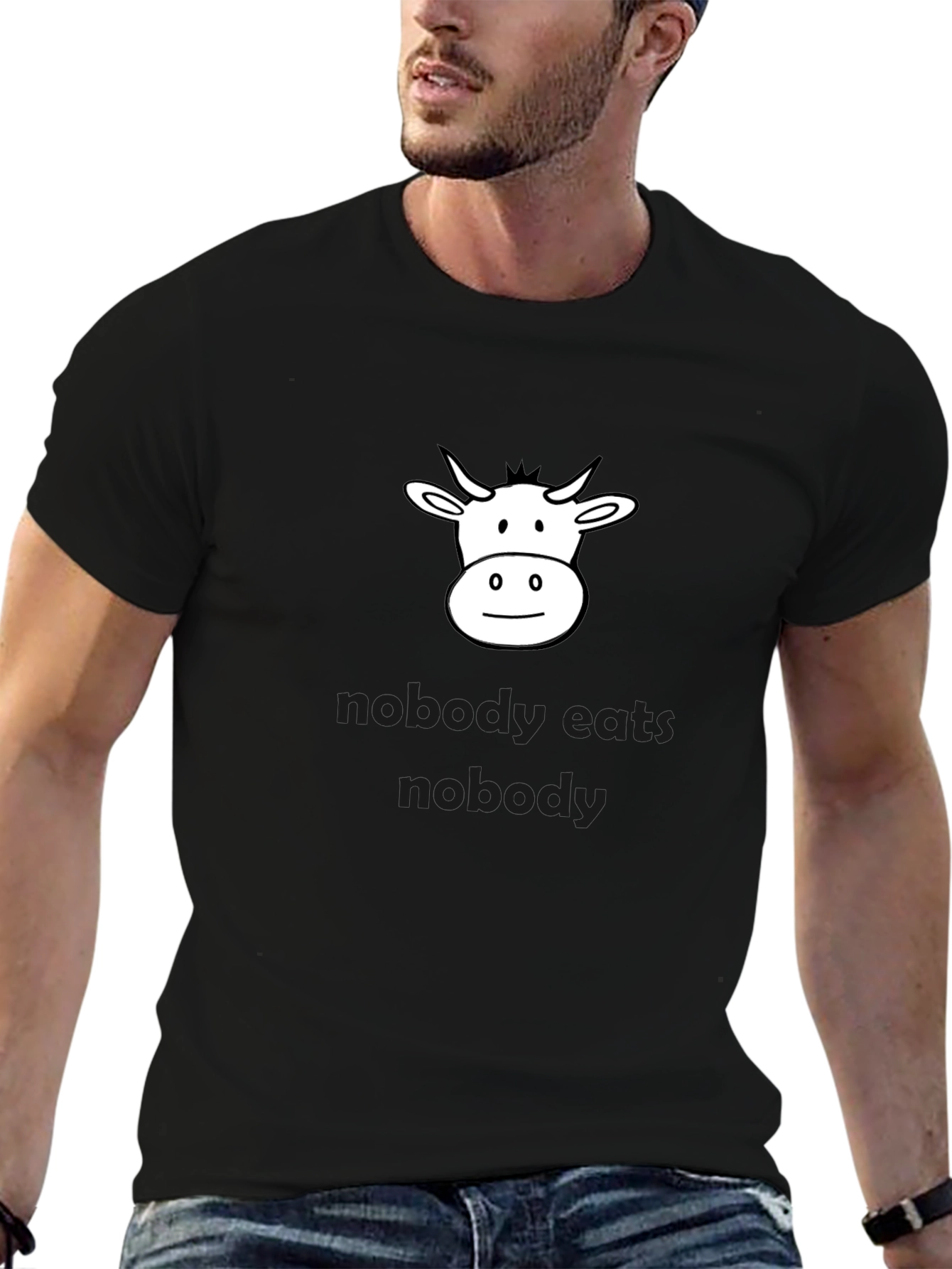 Nobody Eats Nobody Black T-Shirt