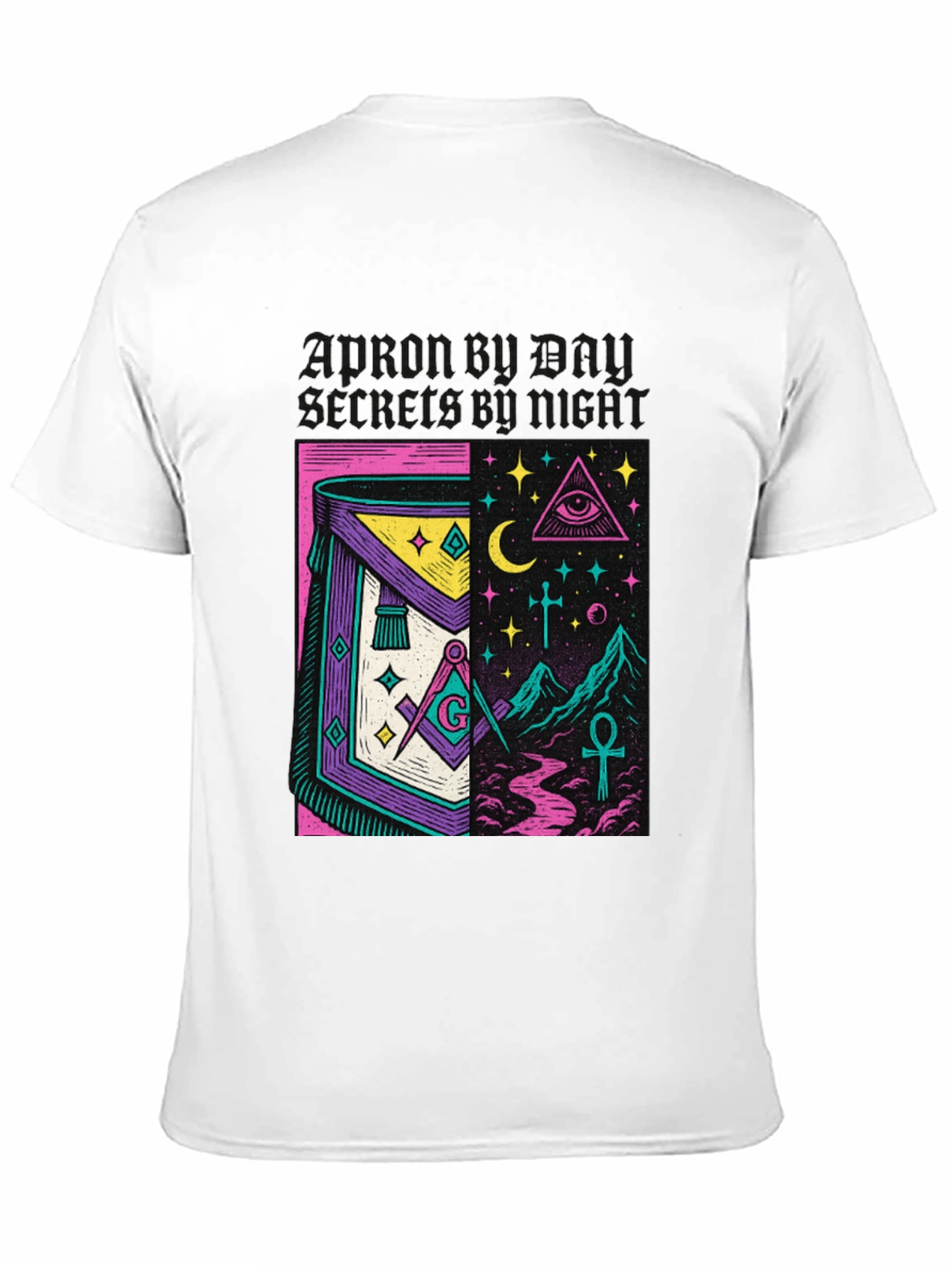 Mystic Masonic Graphic Tee - Unique Symbolism