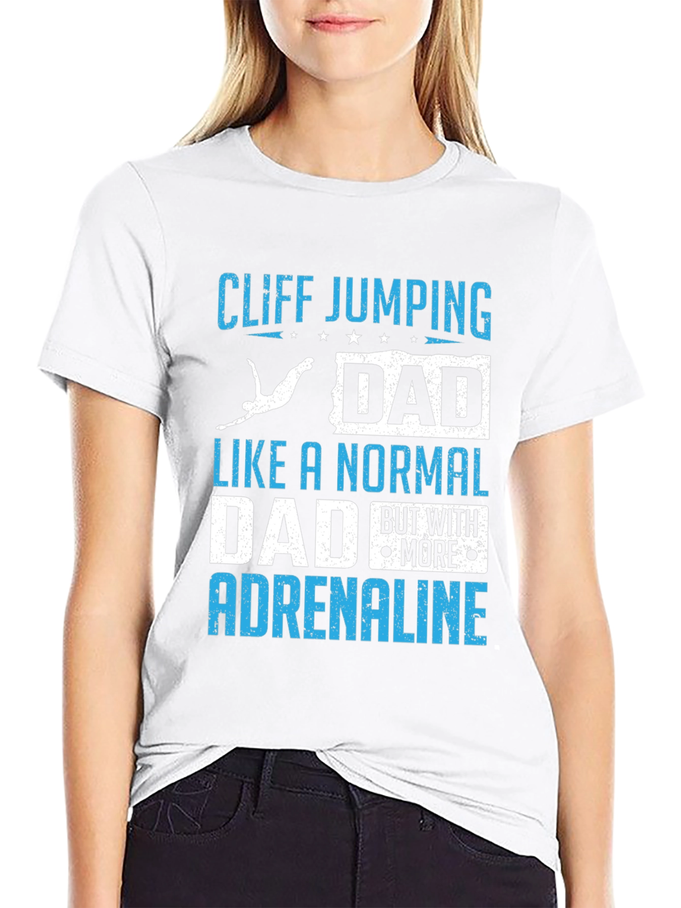 Cliff Jumping Dad T-Shirt