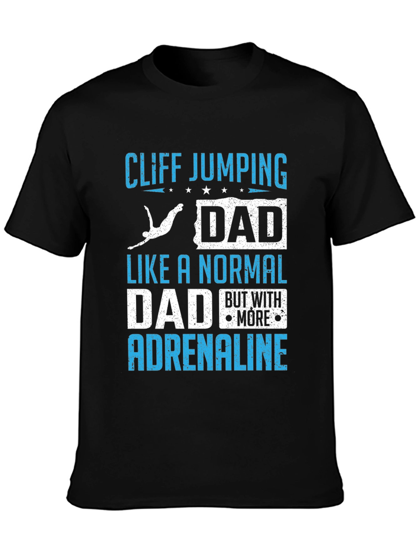 Cliff Jumping Dad T-Shirt