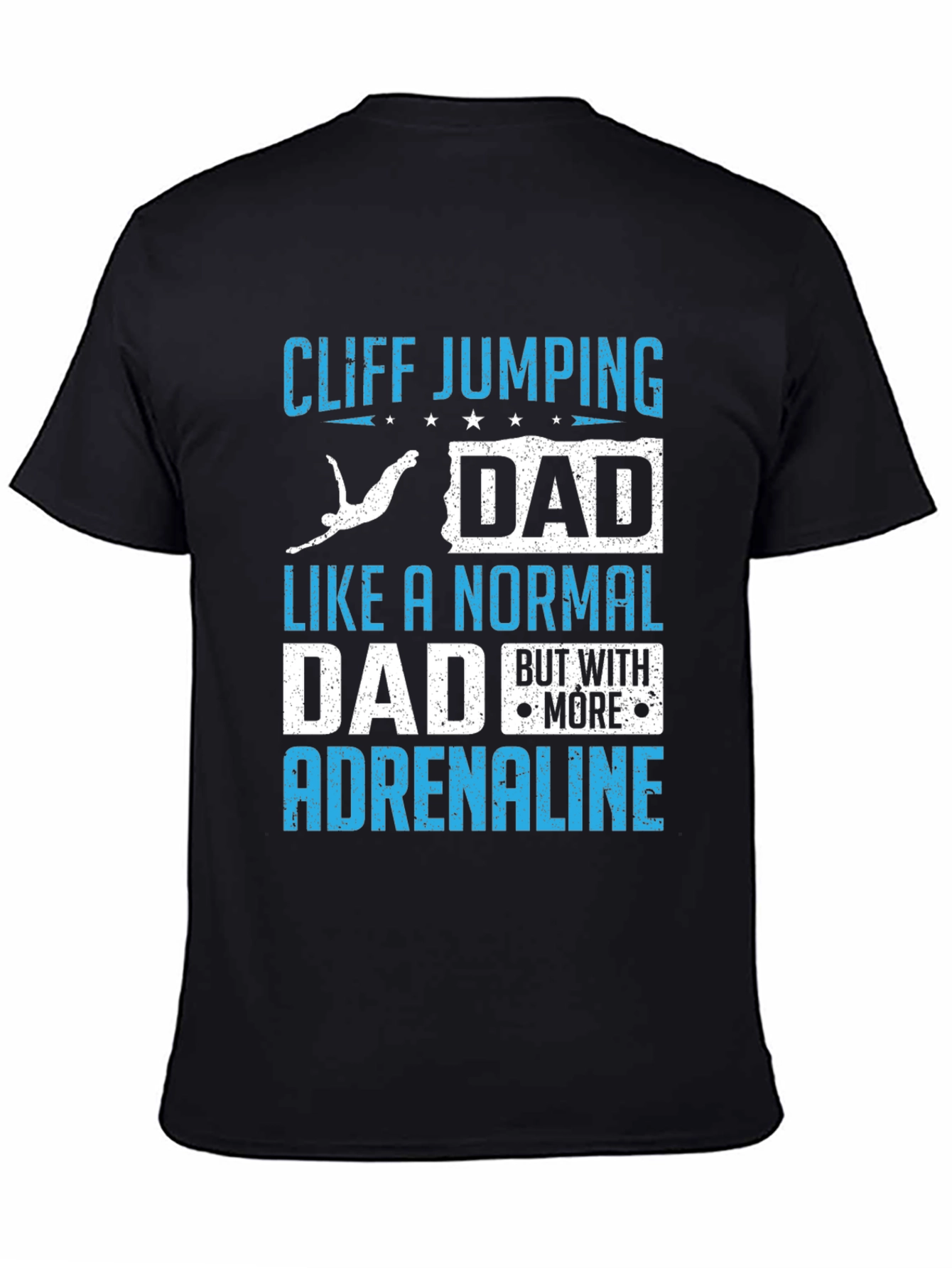 Cliff Jumping Dad T-Shirt