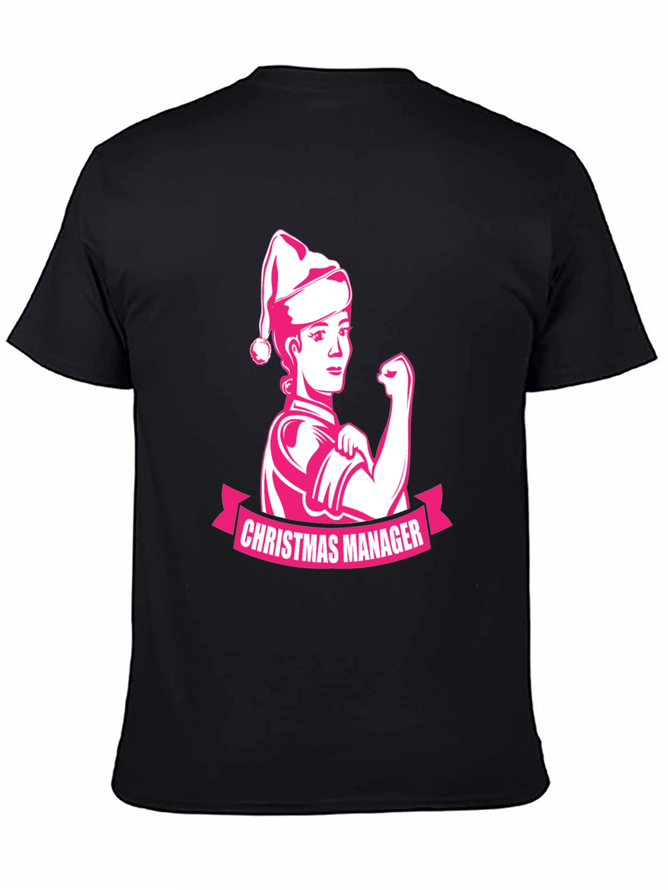 Christmas Manager Black T-Shirt