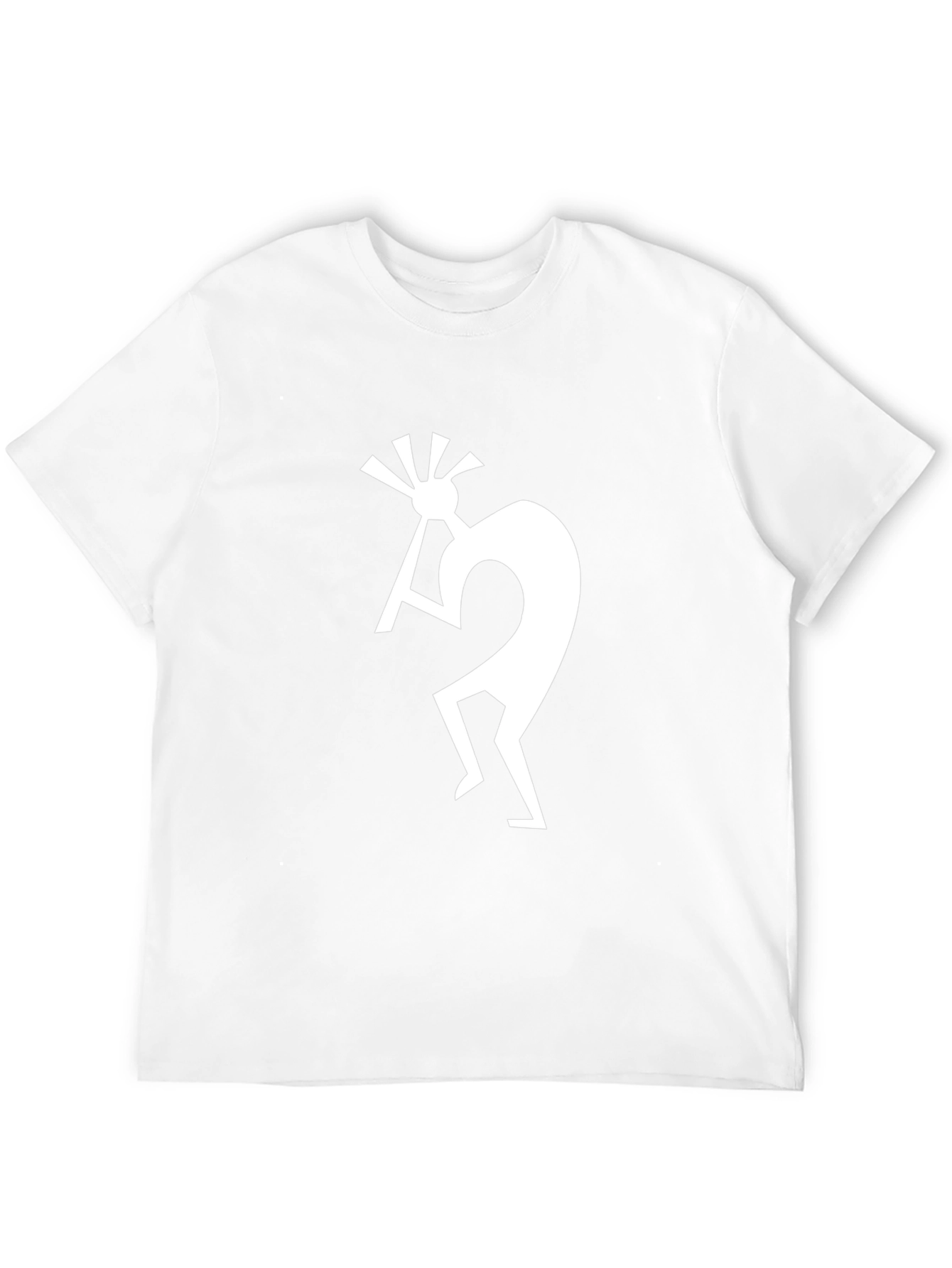 Kokopelli Graphic Tee - Black Cotton T-Shirt