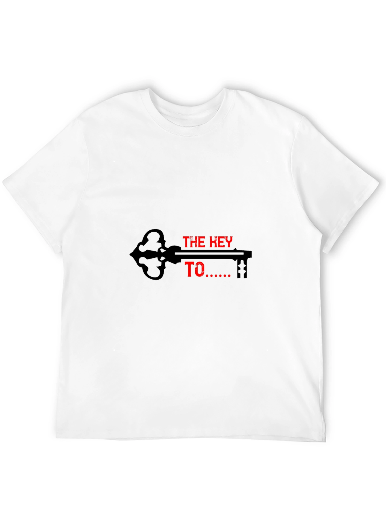 The Key To T-Shirt - Mens Black Graphic Tee