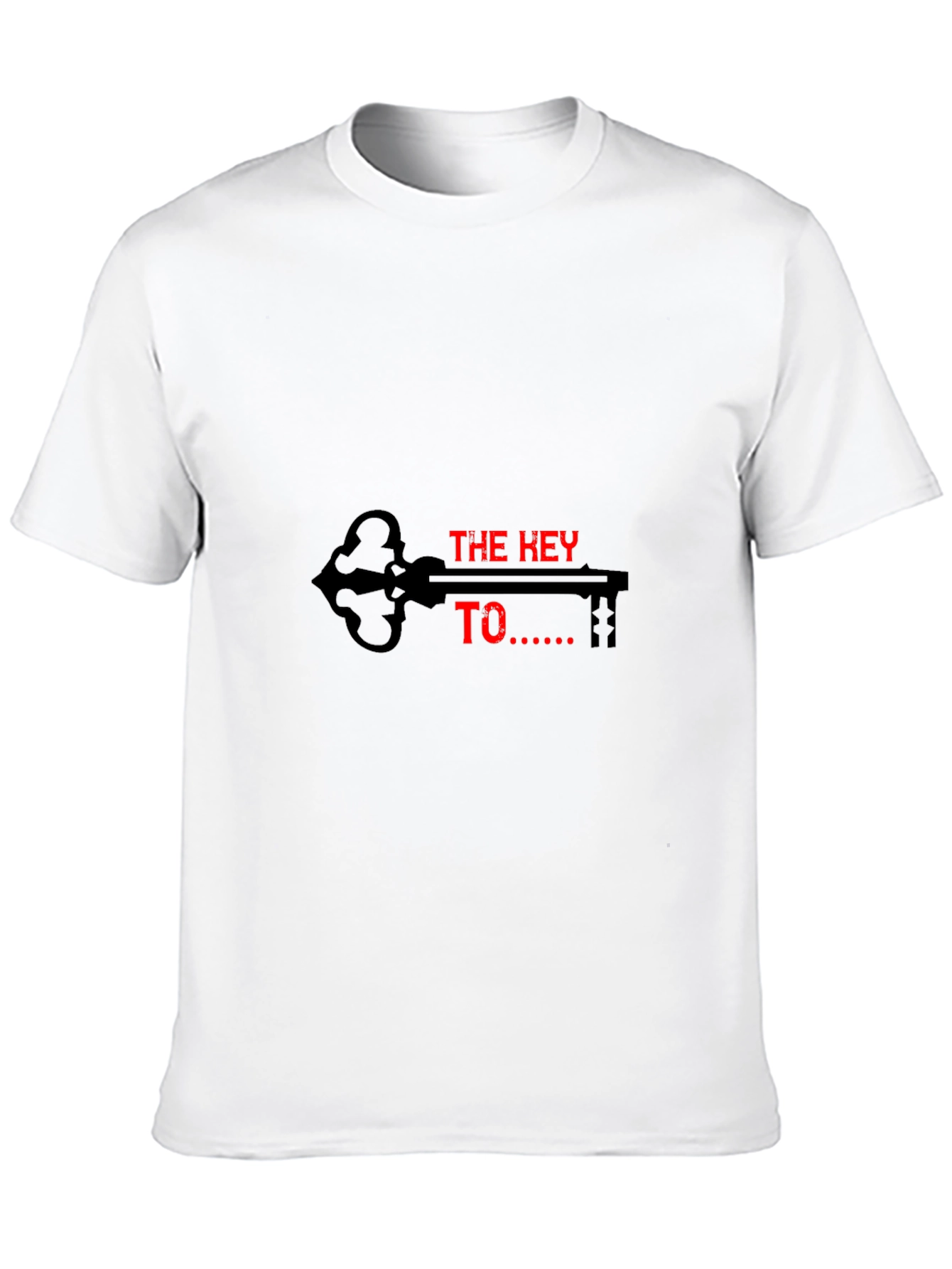 The Key To T-Shirt - Mens Black Graphic Tee