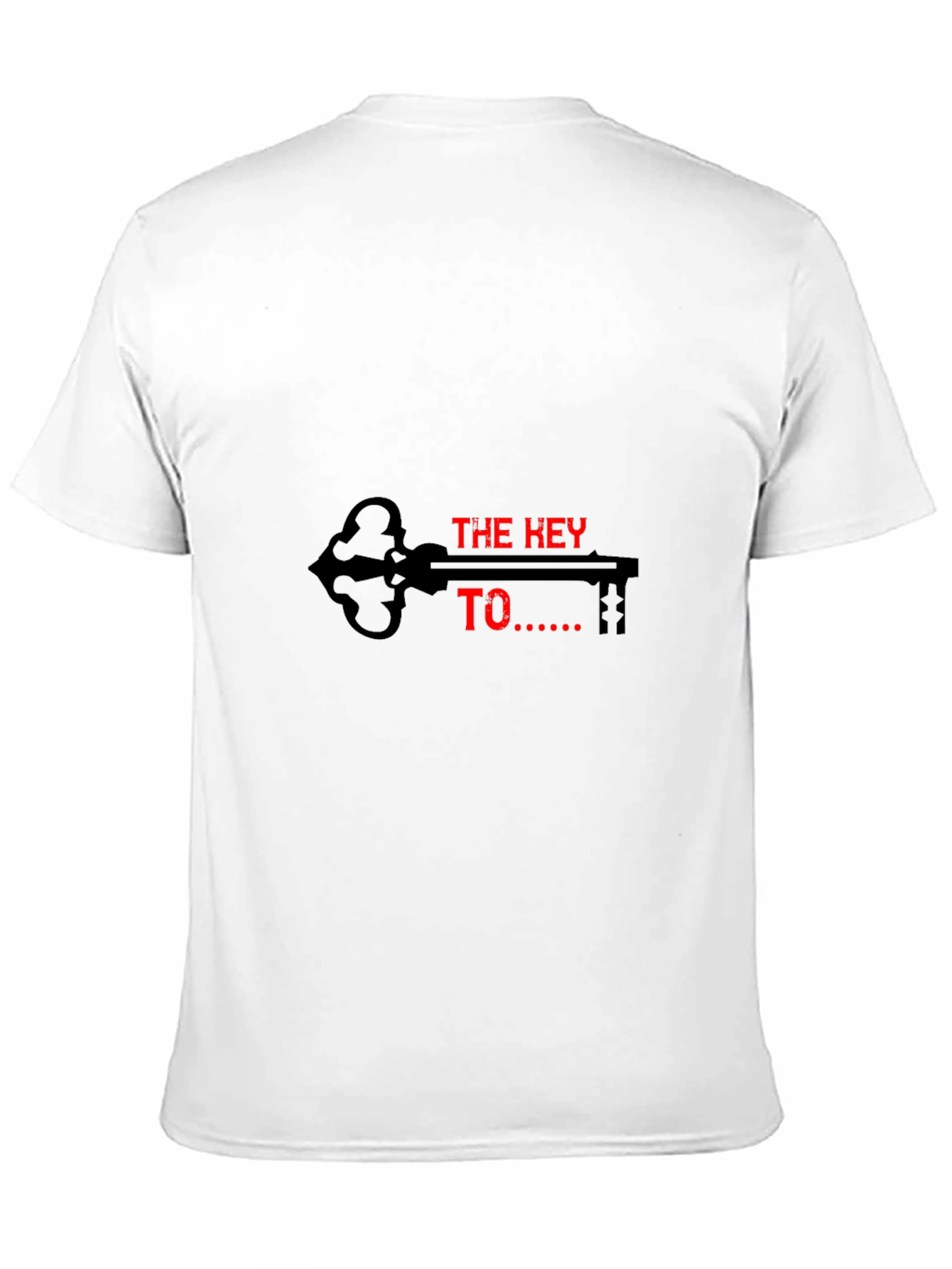 The Key To T-Shirt - Mens Black Graphic Tee