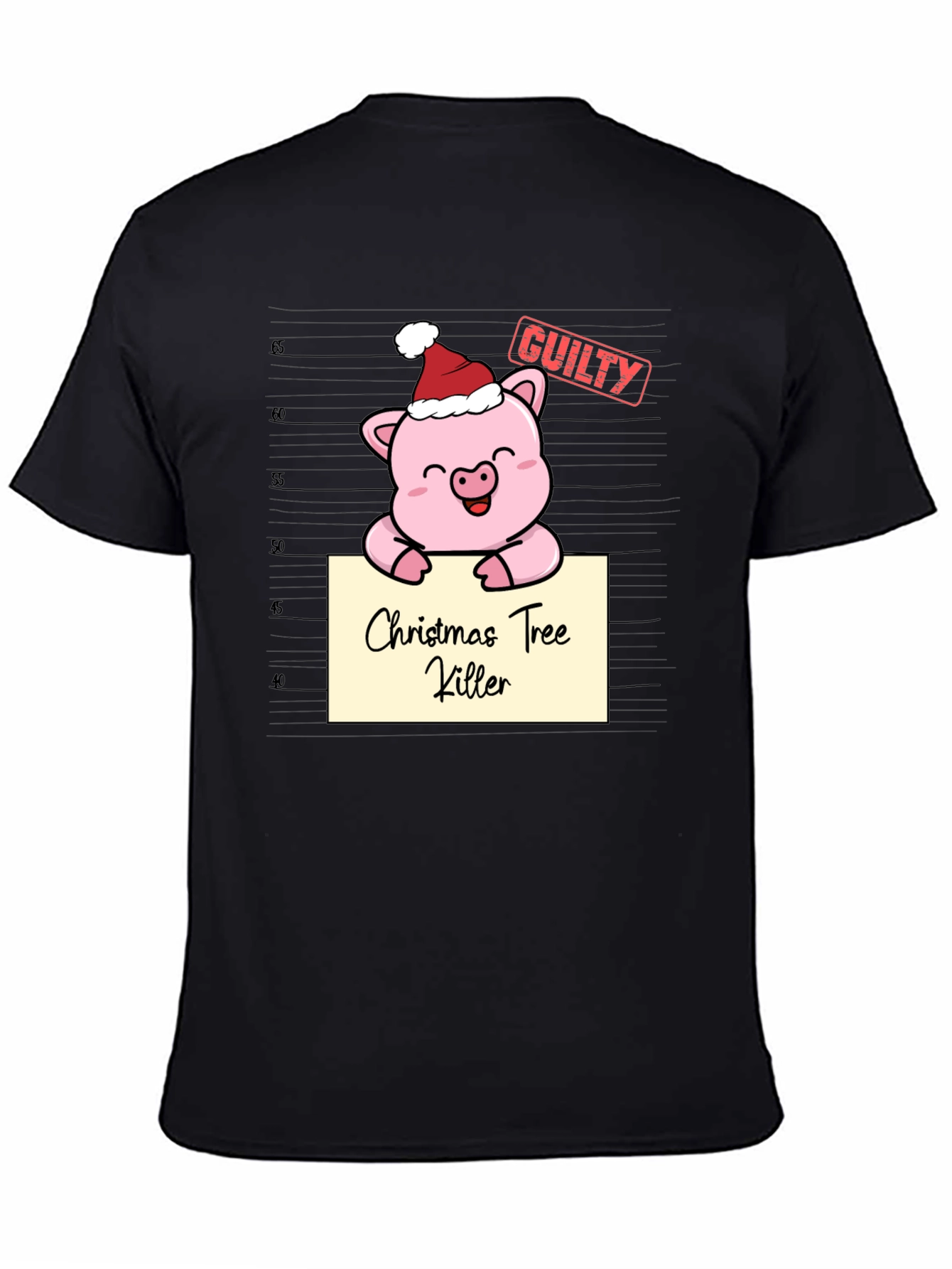 Christmas Tree Killer Pig T-Shirt