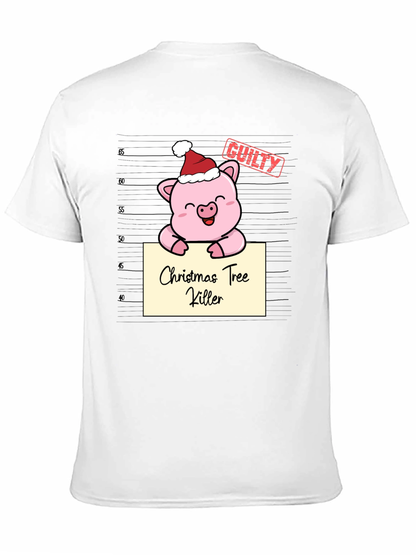 Christmas Tree Killer Pig T-Shirt