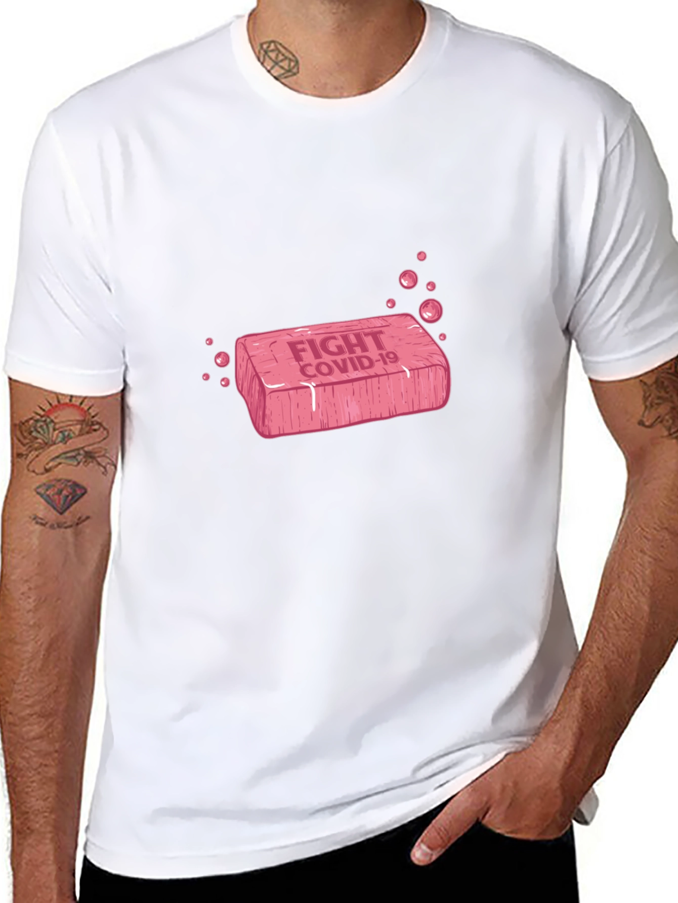 Fight COVID-19 Soap T-Shirt - Stay Safe & Stylish