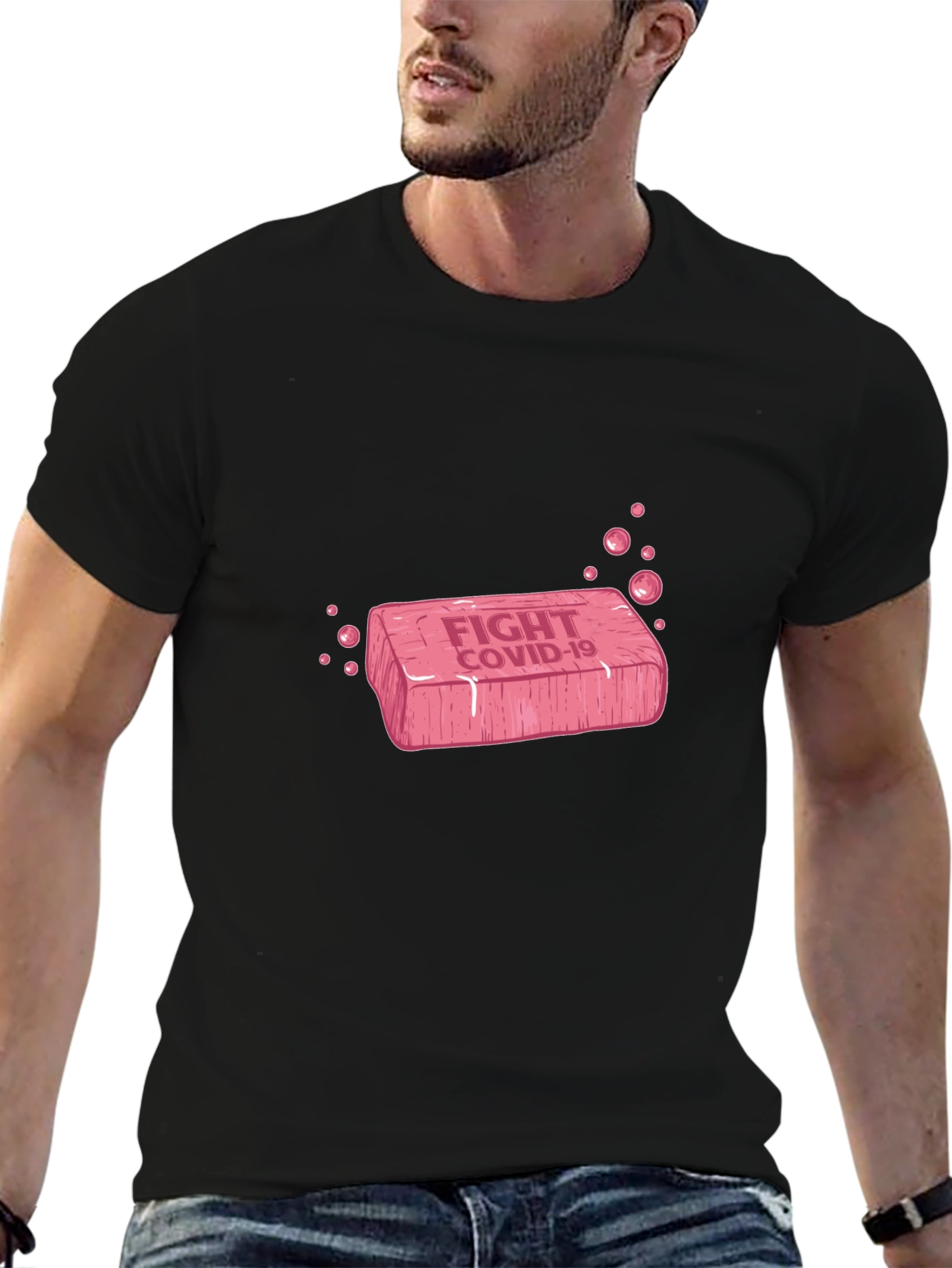 Fight COVID-19 Soap T-Shirt - Stay Safe & Stylish