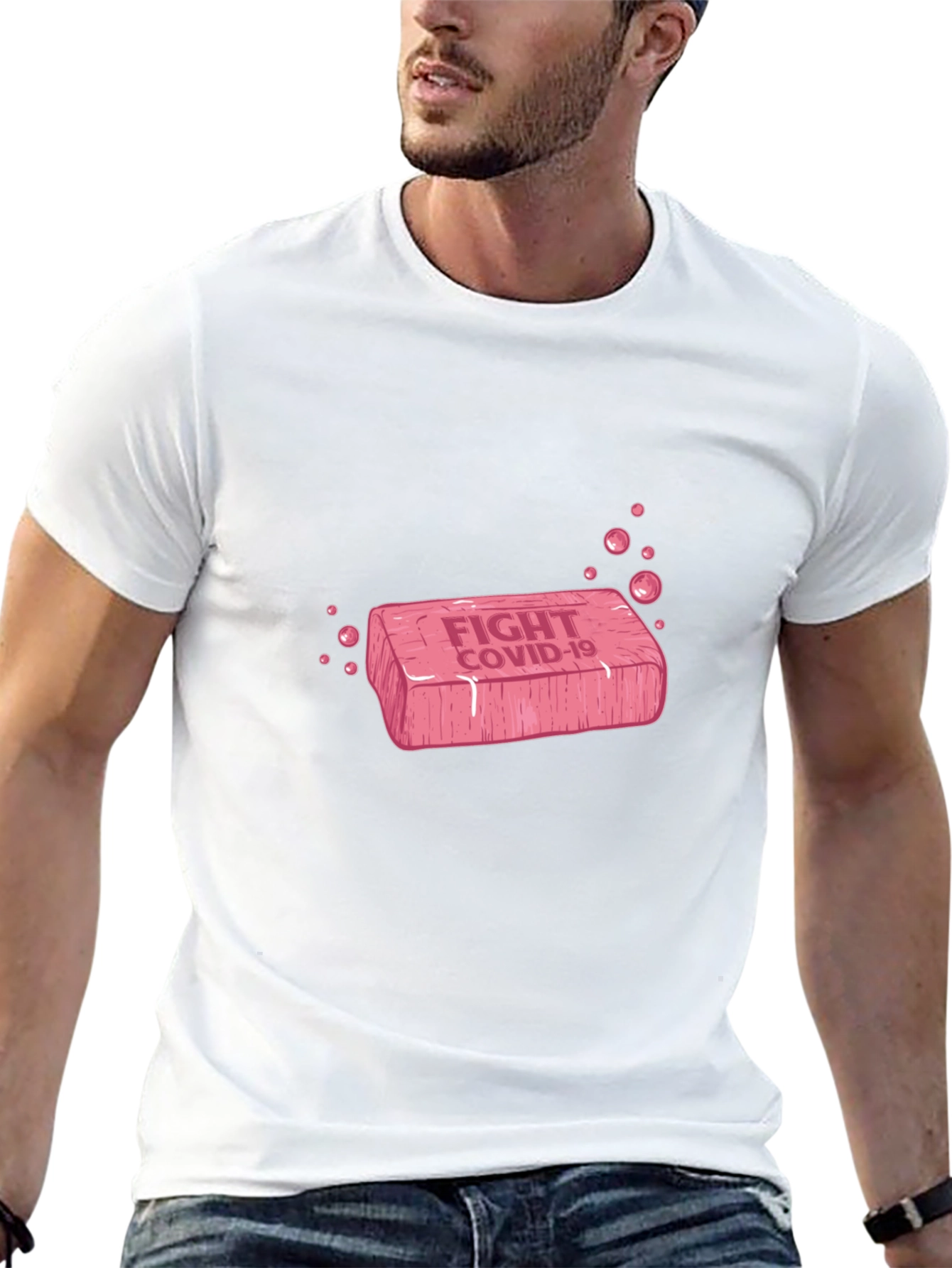 Fight COVID-19 Soap T-Shirt - Stay Safe & Stylish