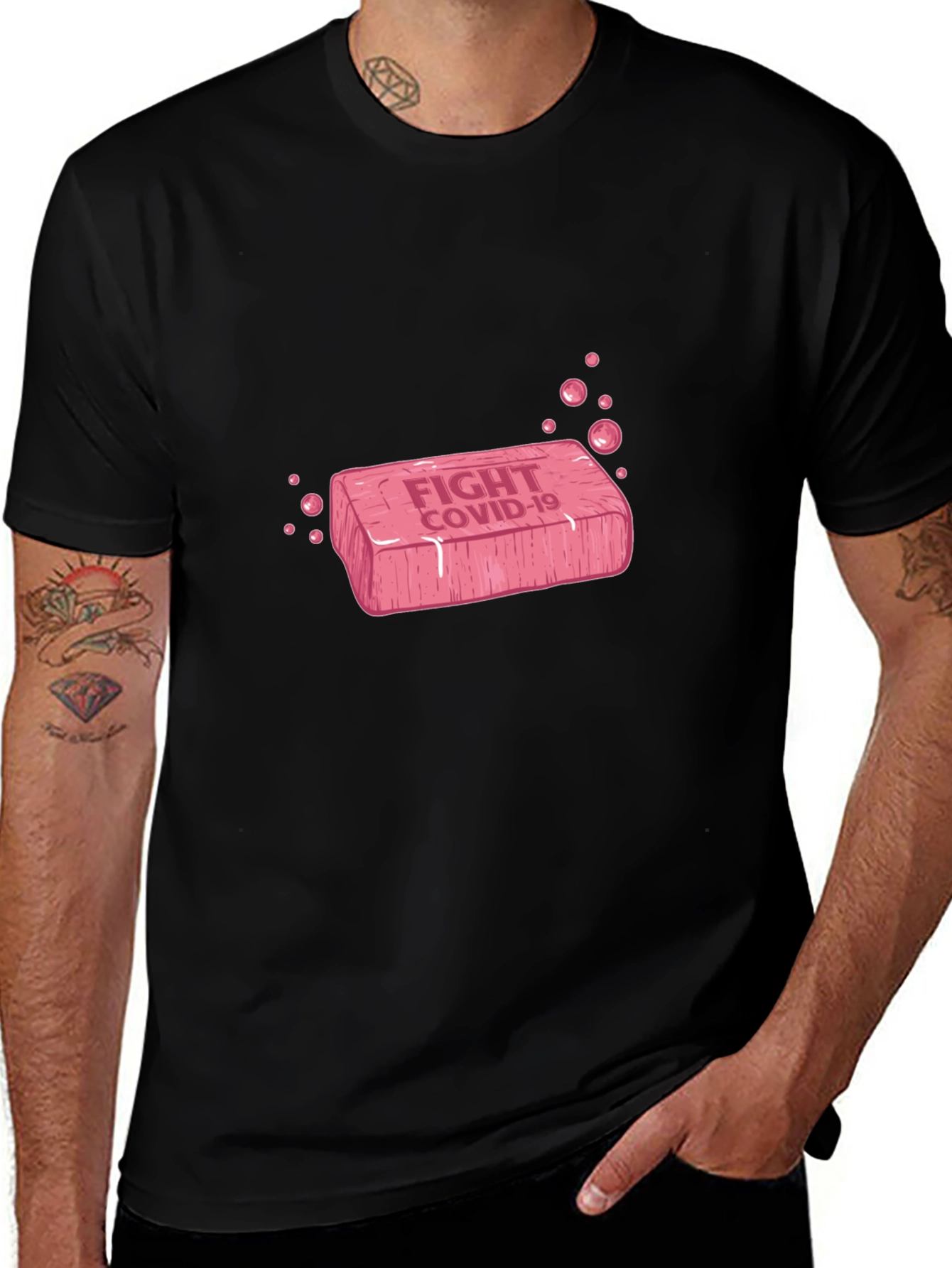 Fight COVID-19 Soap T-Shirt - Stay Safe & Stylish