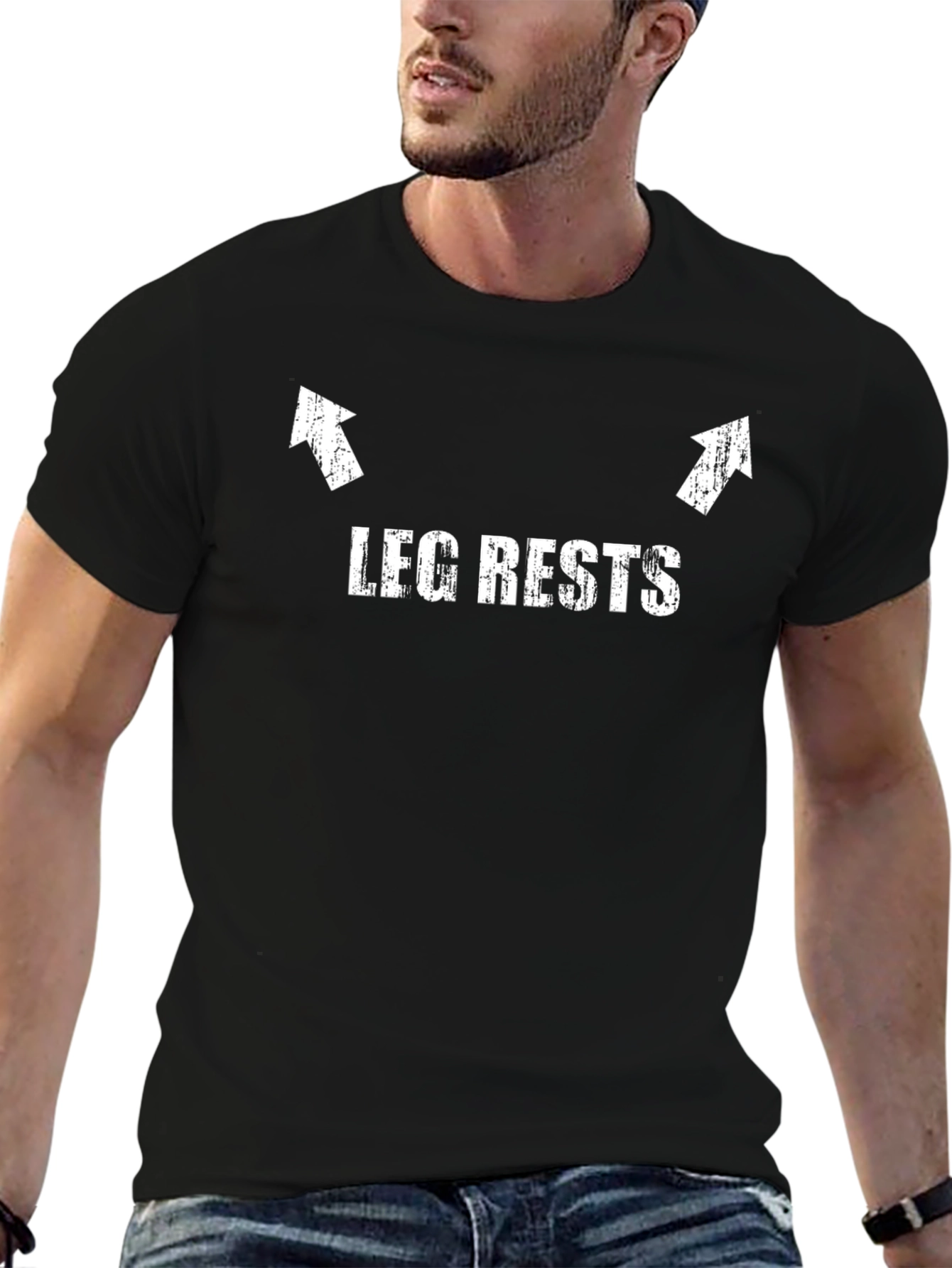 Leg Rests Funny Graphic T-Shirt