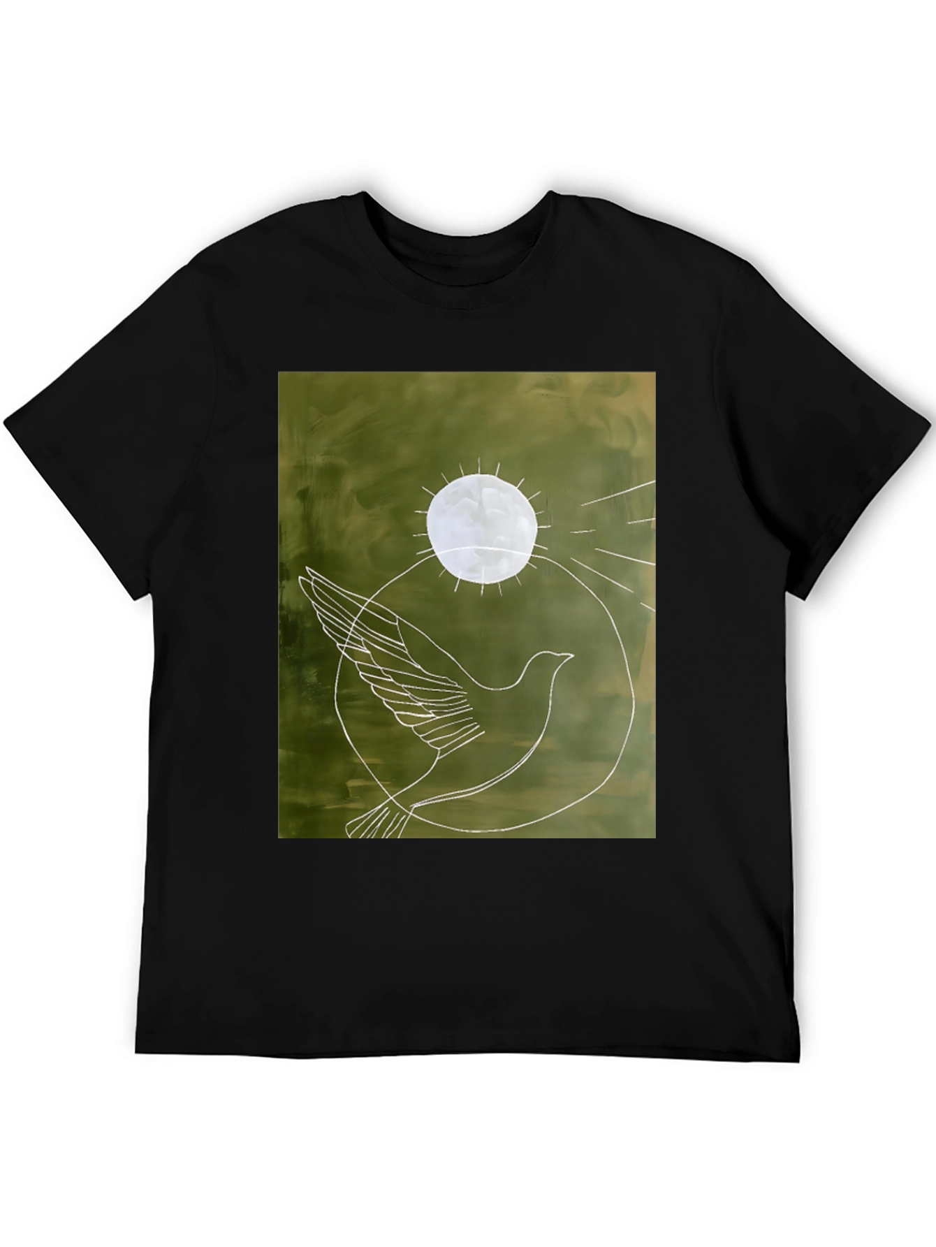 Dove Graphic Tee - Peace Symbol Shirt
