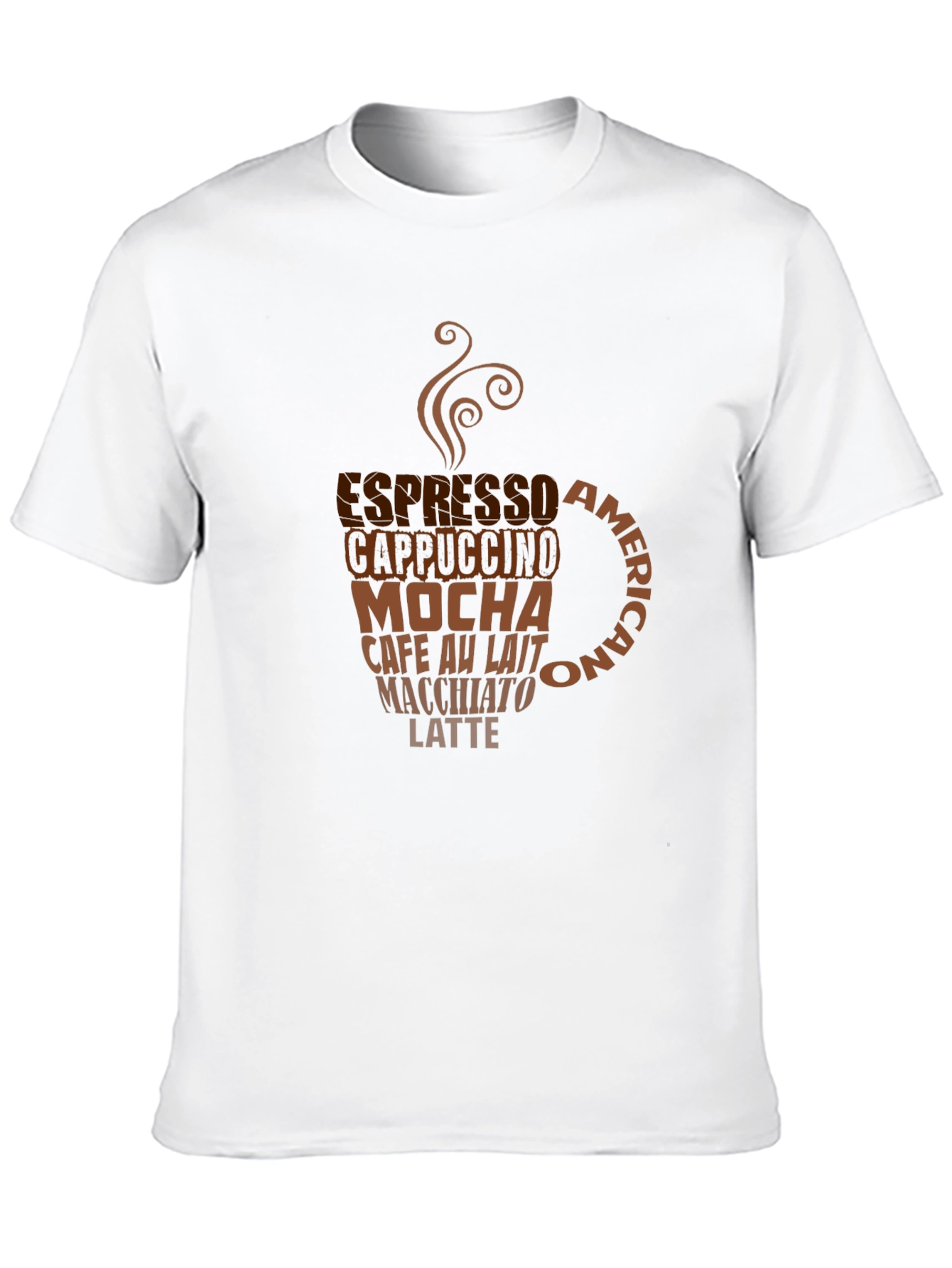 Coffee Lovers T-Shirt - Espresso Cappuccino Design